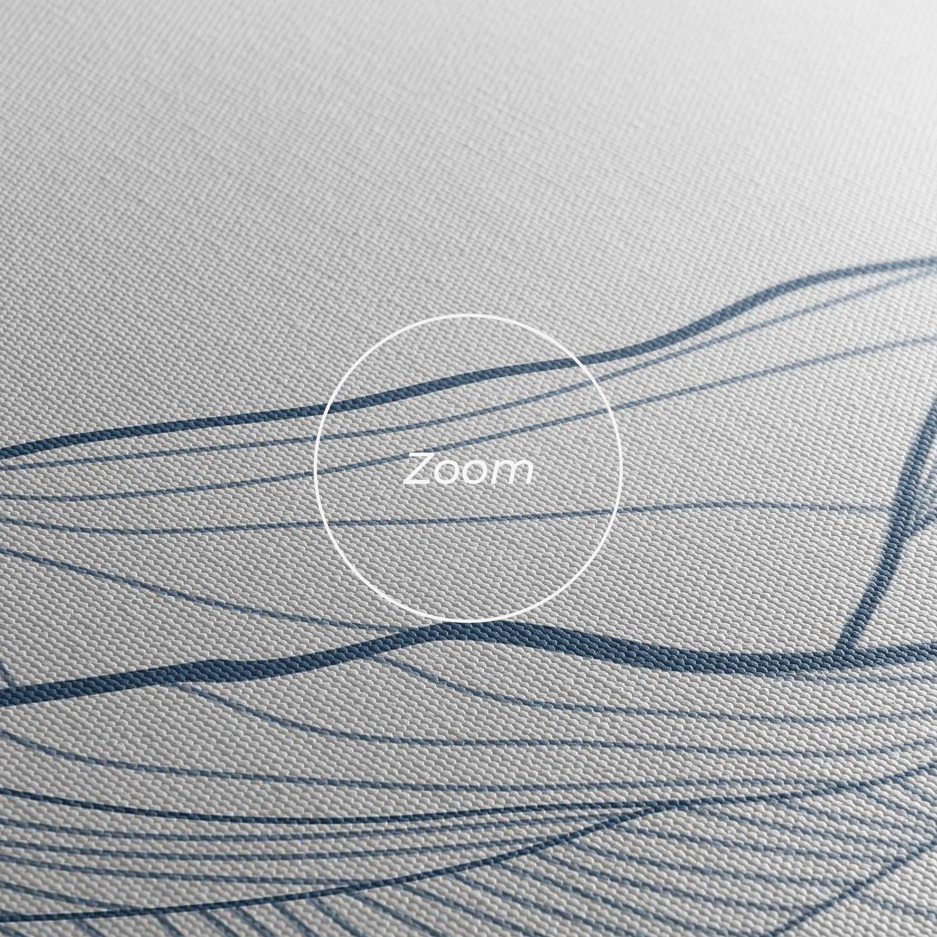 Tablou Canvas Mountain Blue Line mockup 3