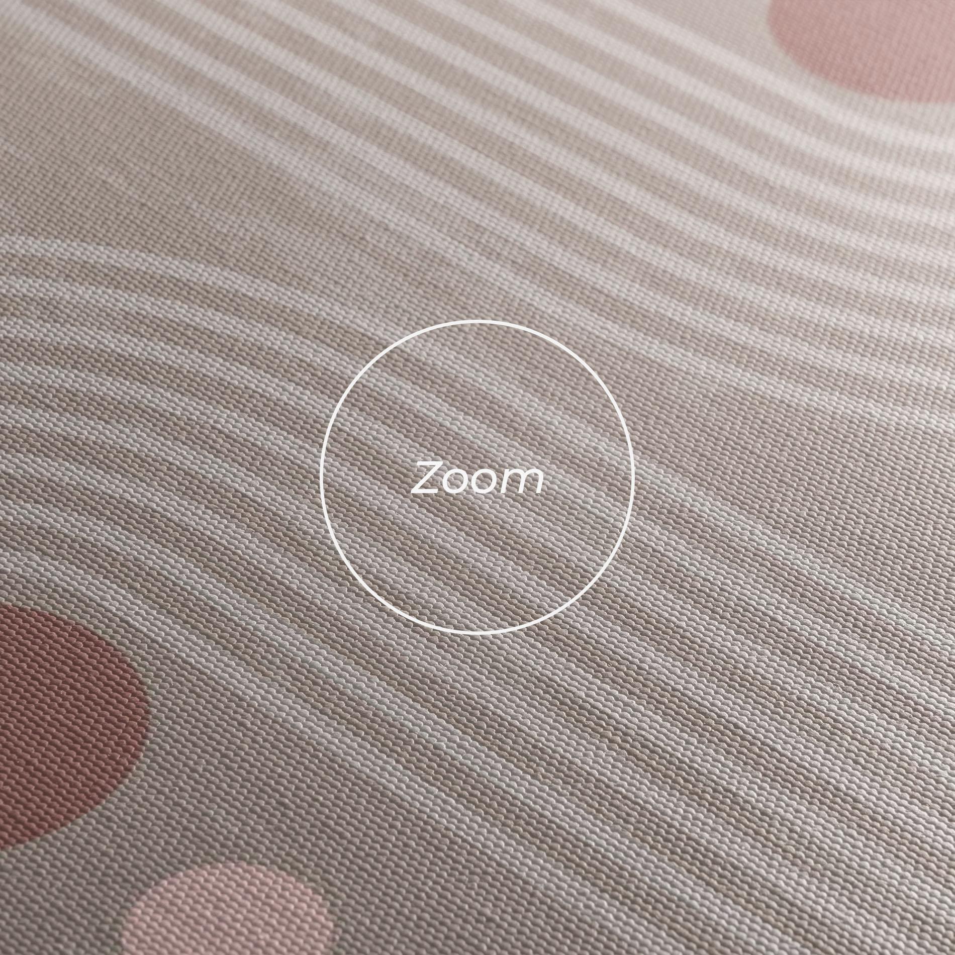 Tablou Canvas Pink Circle On Cream mockup 3