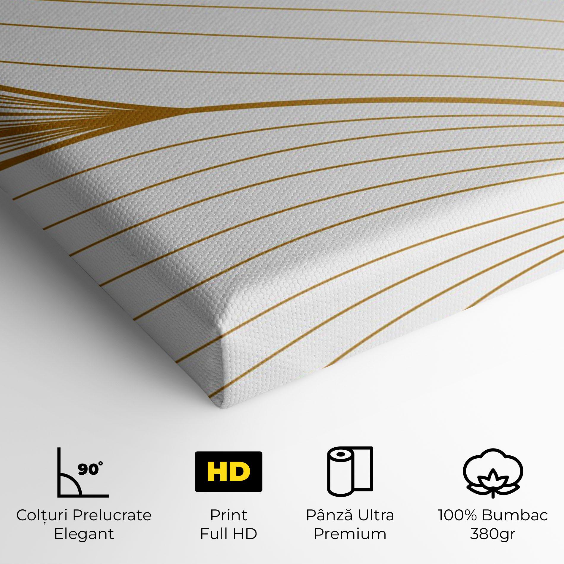 Tablou Canvas Gold Wave mockup 4