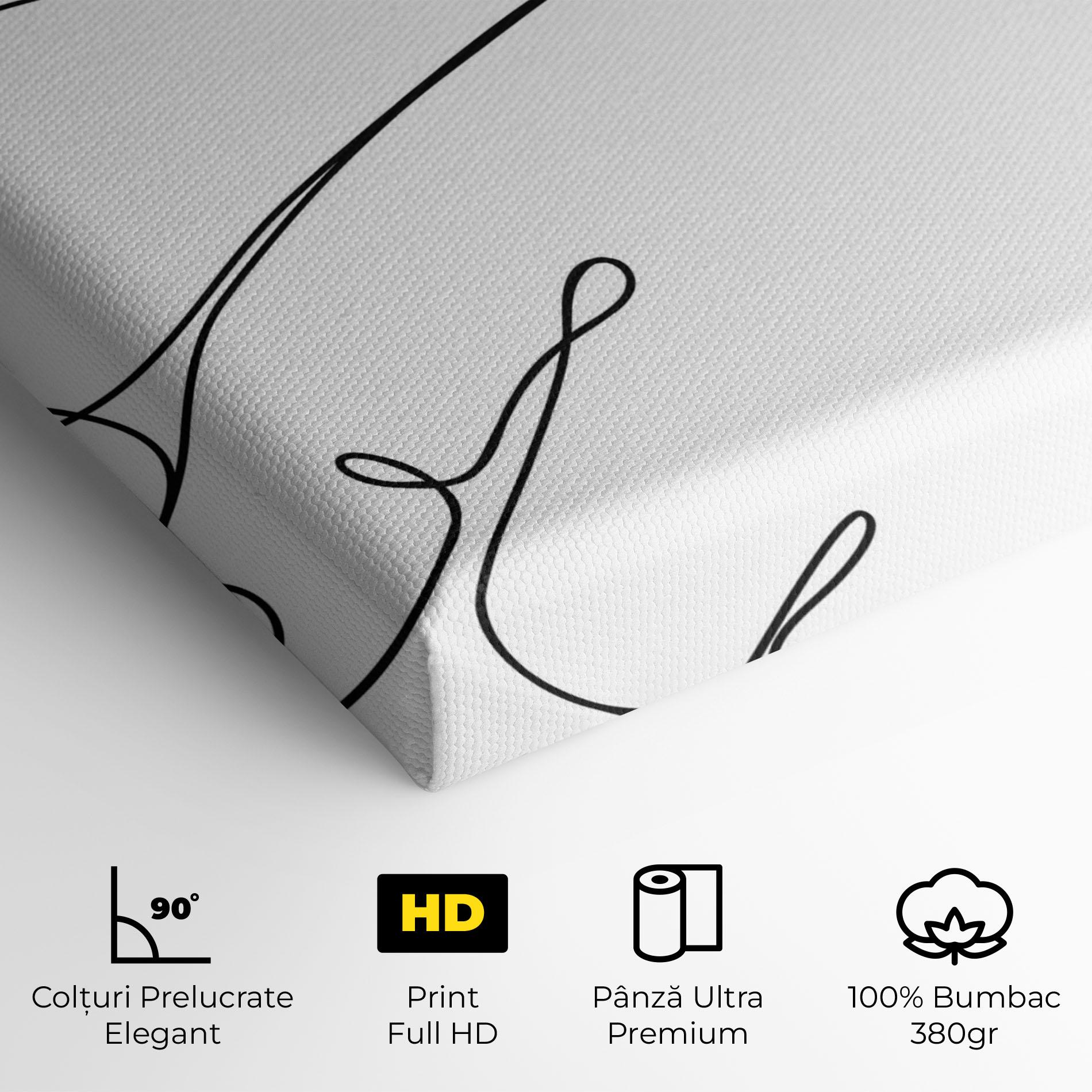 Tablou Canvas Minimalistic Hands mockup 4