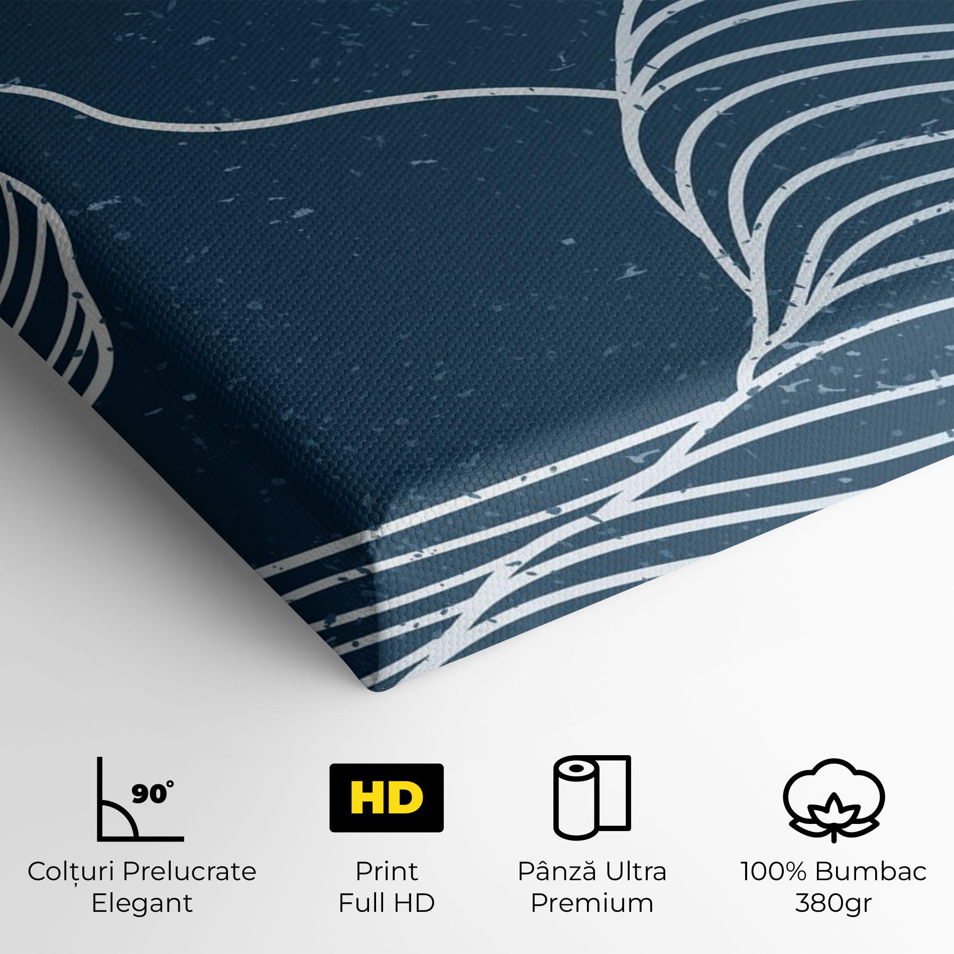 Tablou Canvas Ocean Blue Wave mockup 4