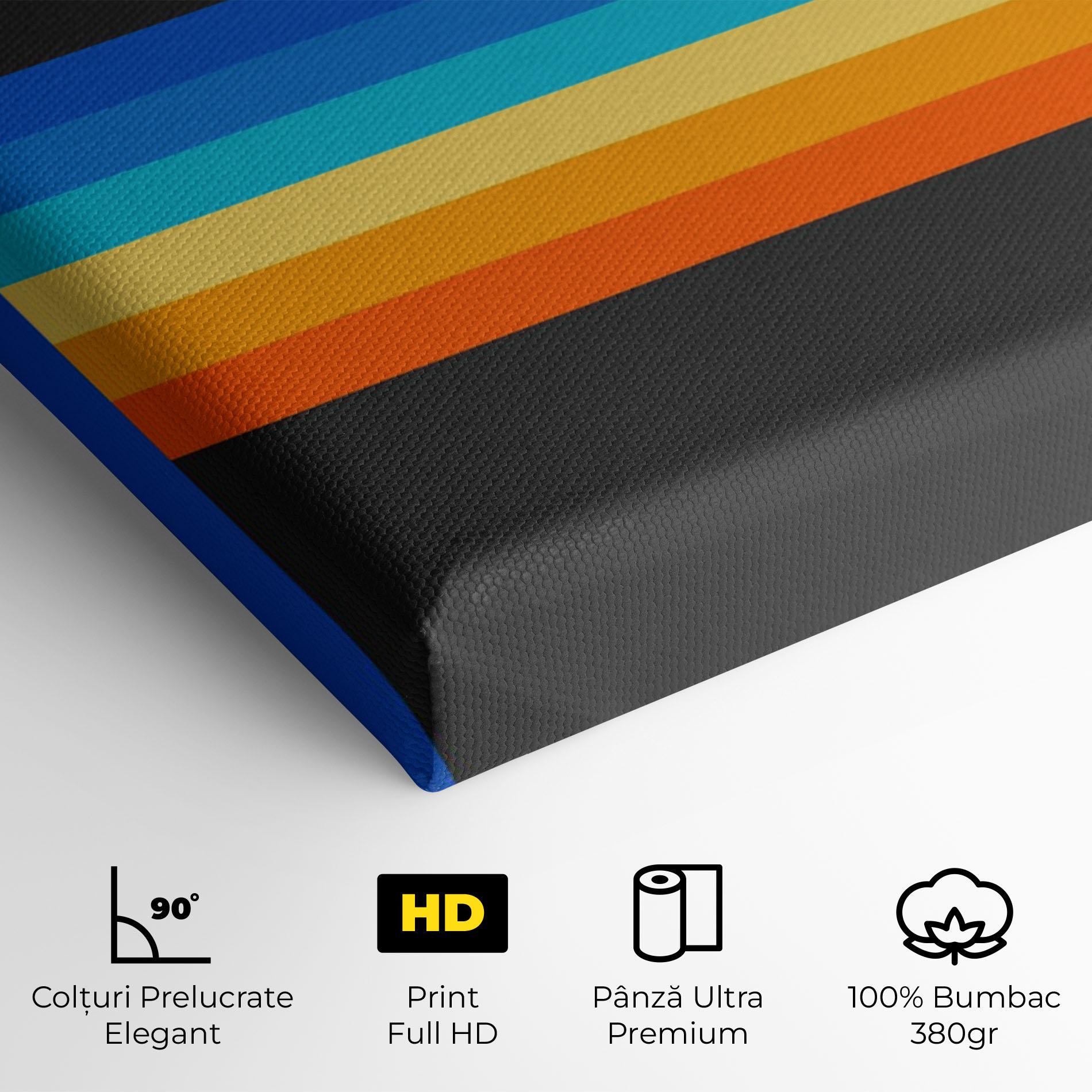 Tablou Canvas Vintage Ranbow mockup 4