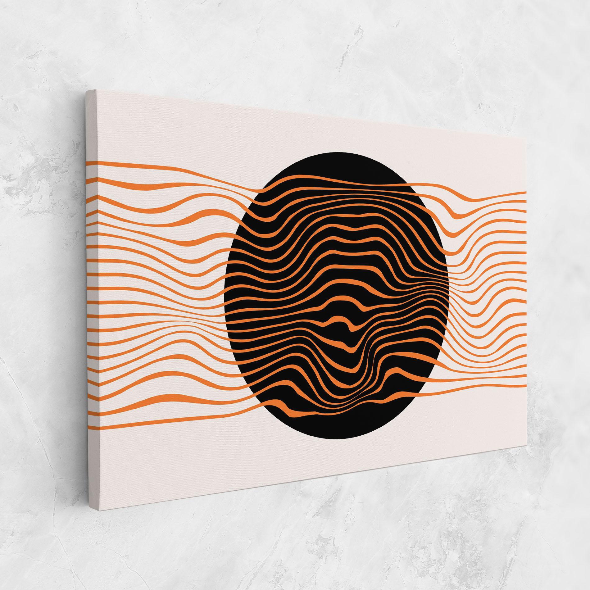 Tablou Canvas Black Circle mockup 1