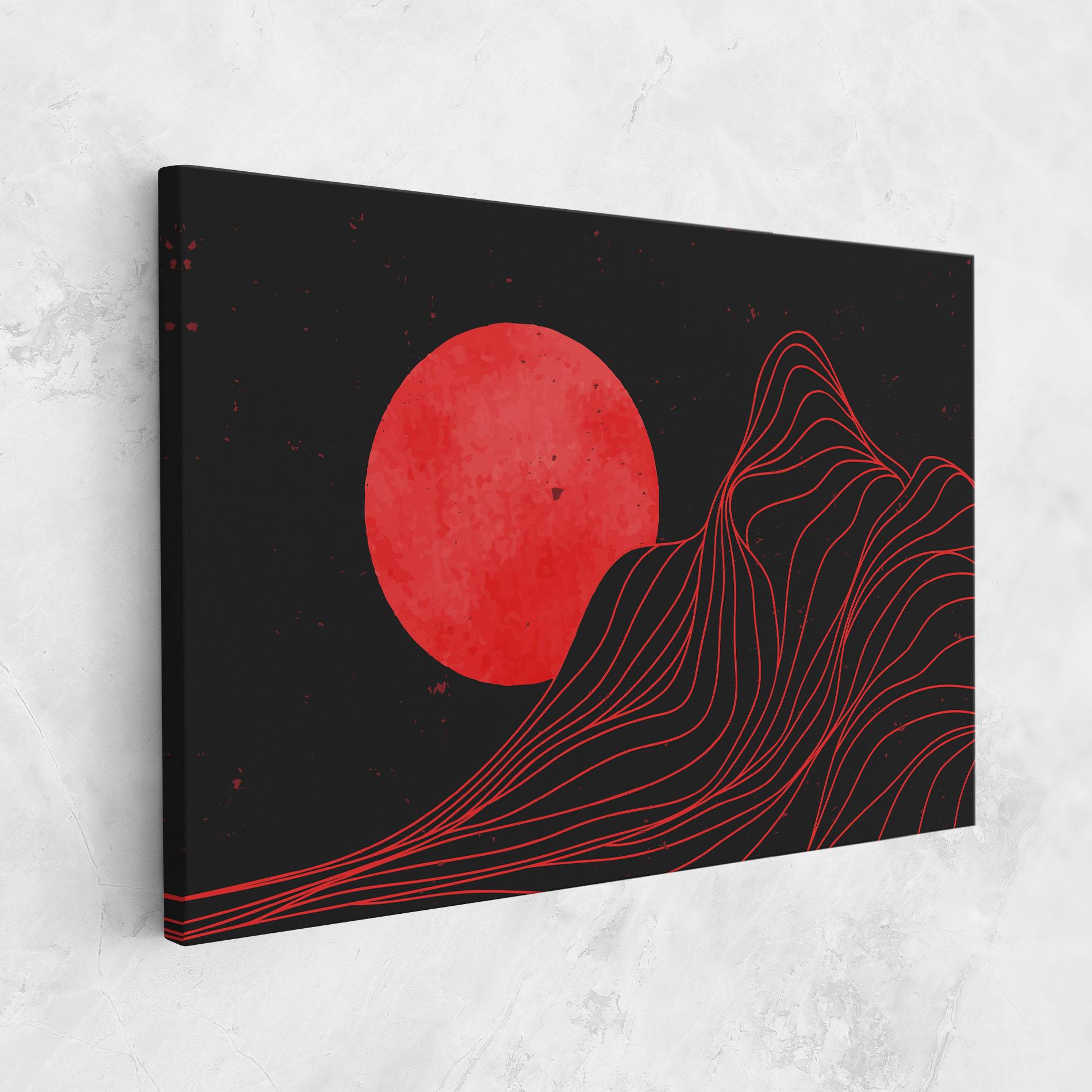 Tablou Canvas Bloody Moon mockup 1