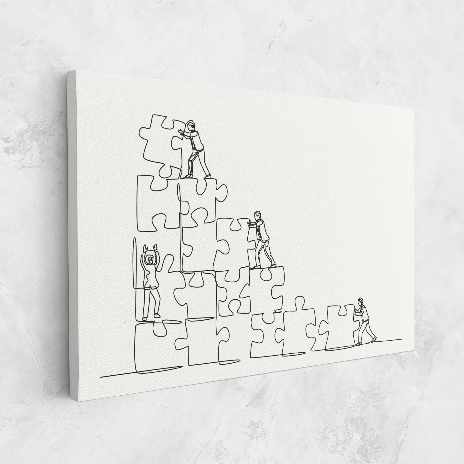 Tablou Canvas Businessman Up mockup 1