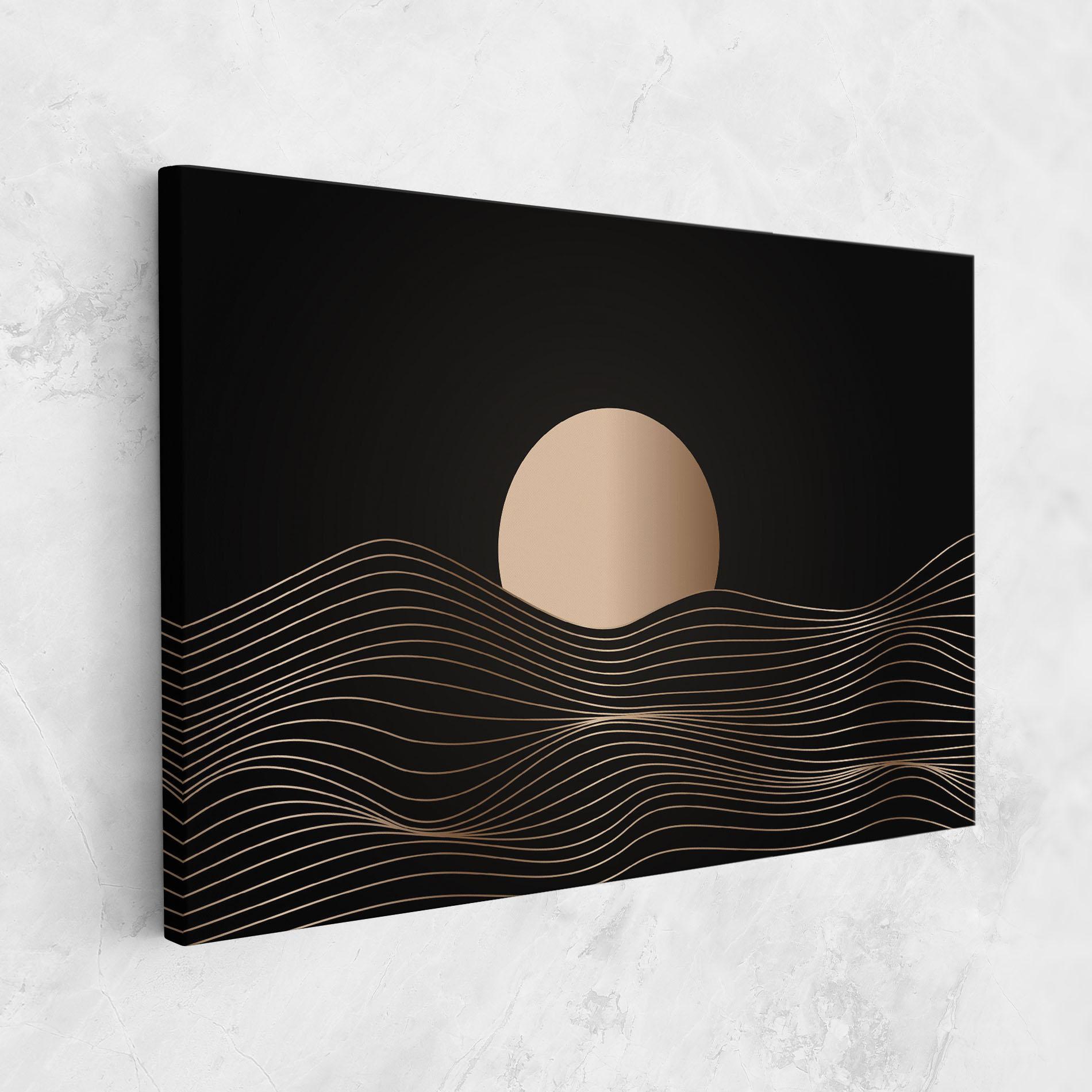 Tablou Canvas Cream Moon mockup 1