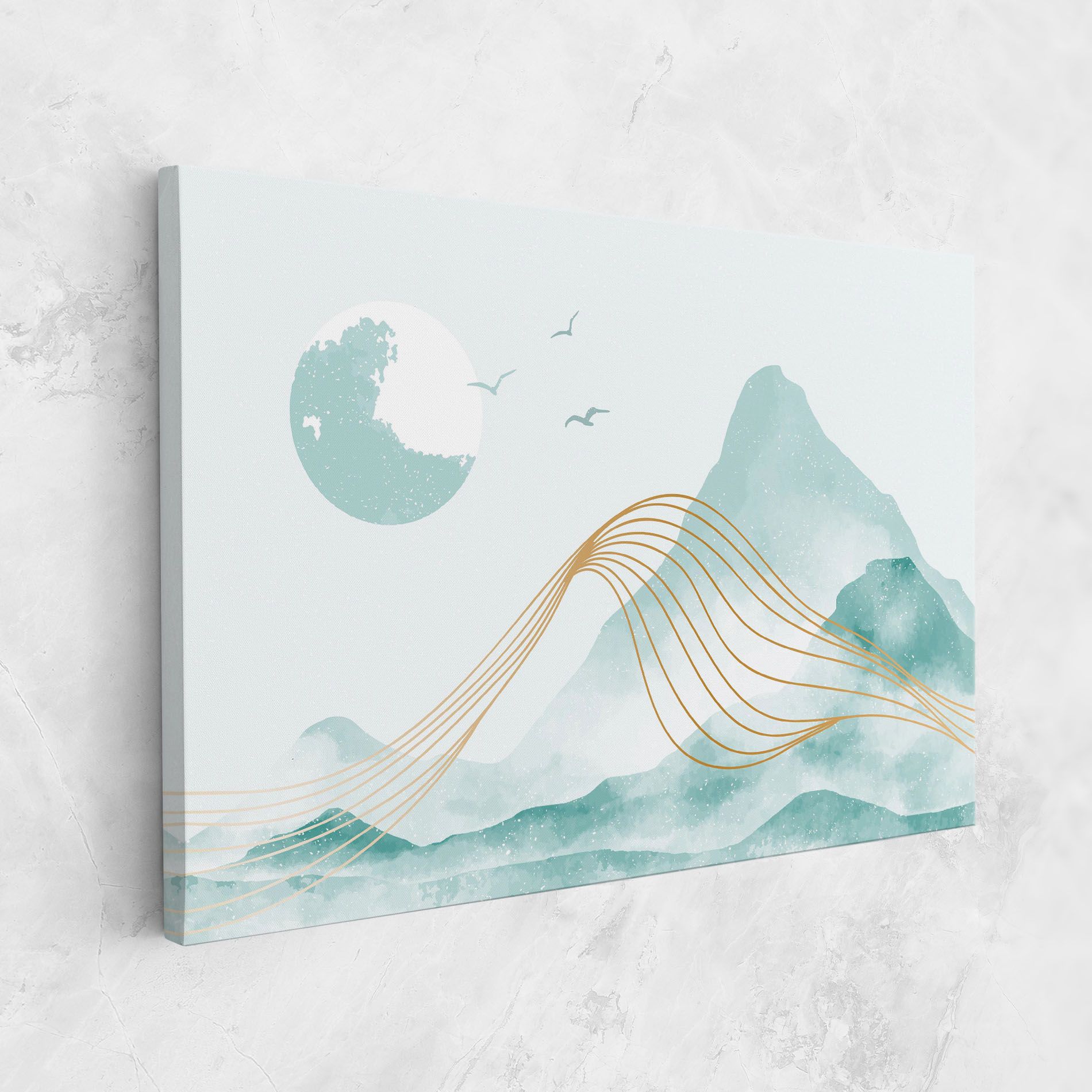 Gold Line Mountain mockup 1