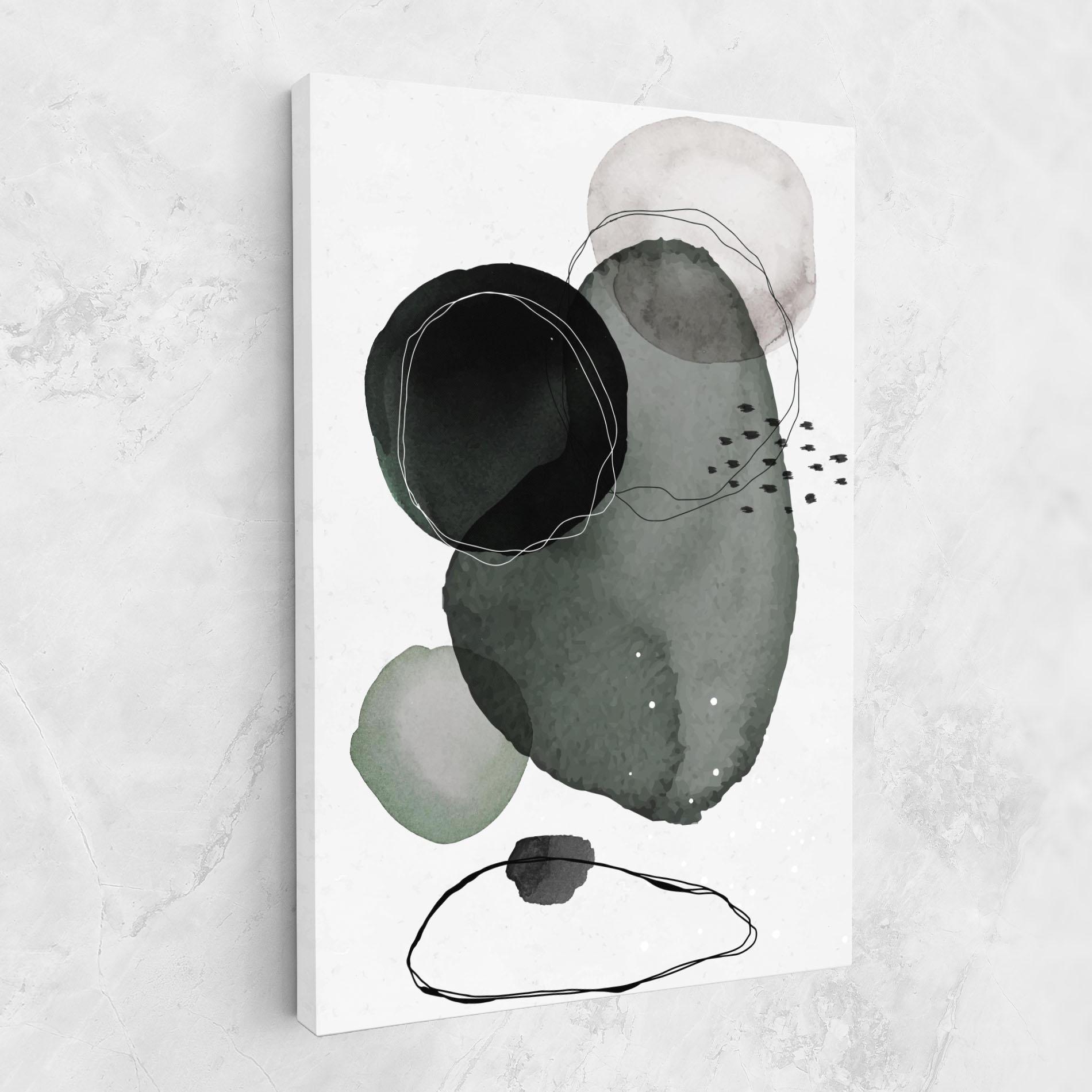 Tablou Canvas Green Watercolor mockup 1