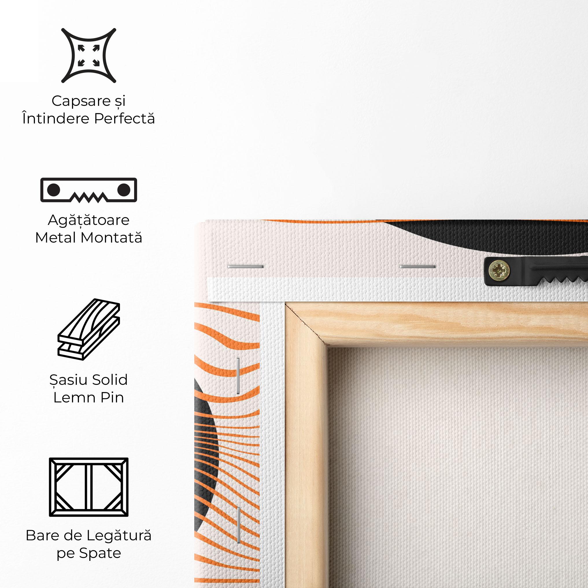 Tablou Canvas Black Circle mockup 5