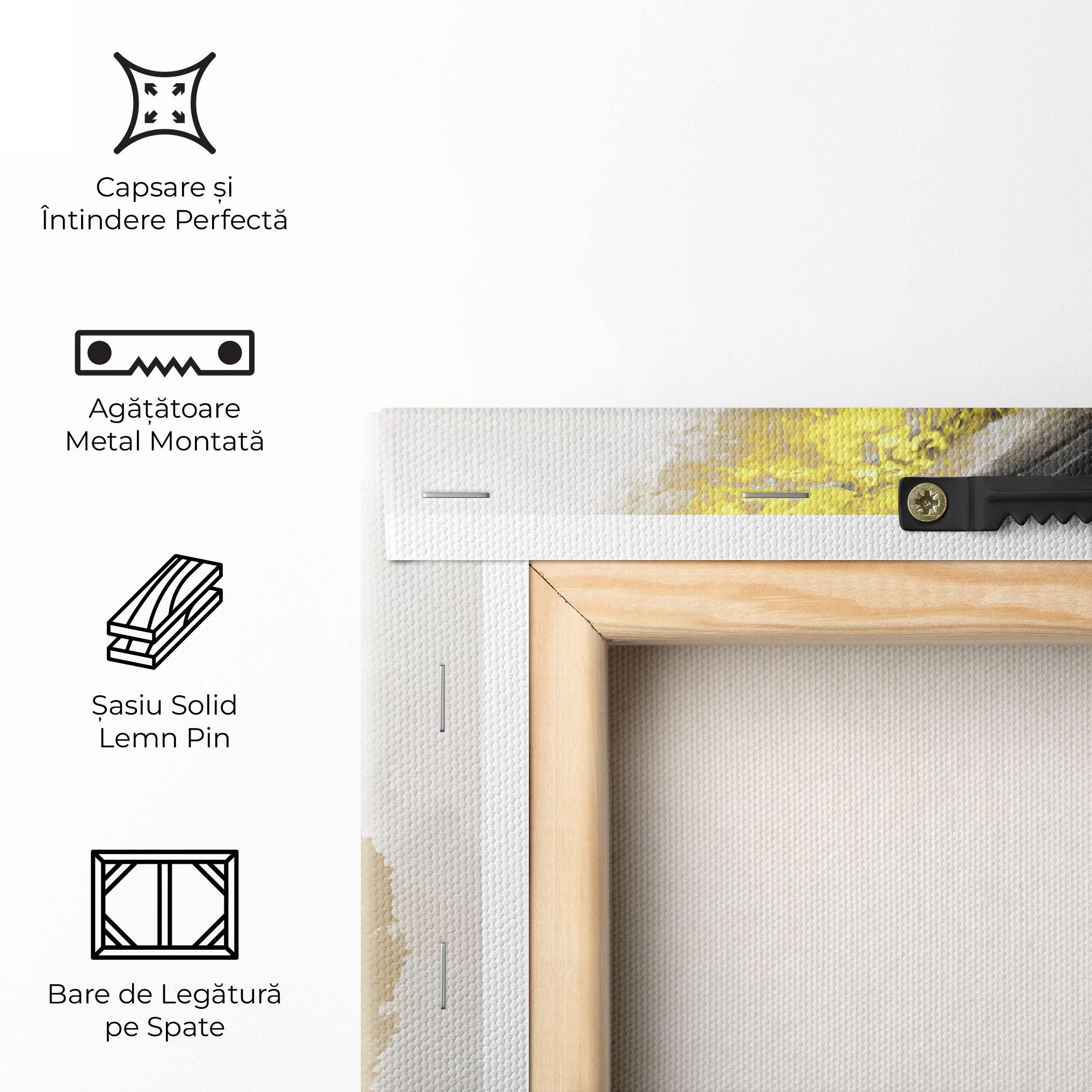 Tablou Canvas Gold Brush mockup 5