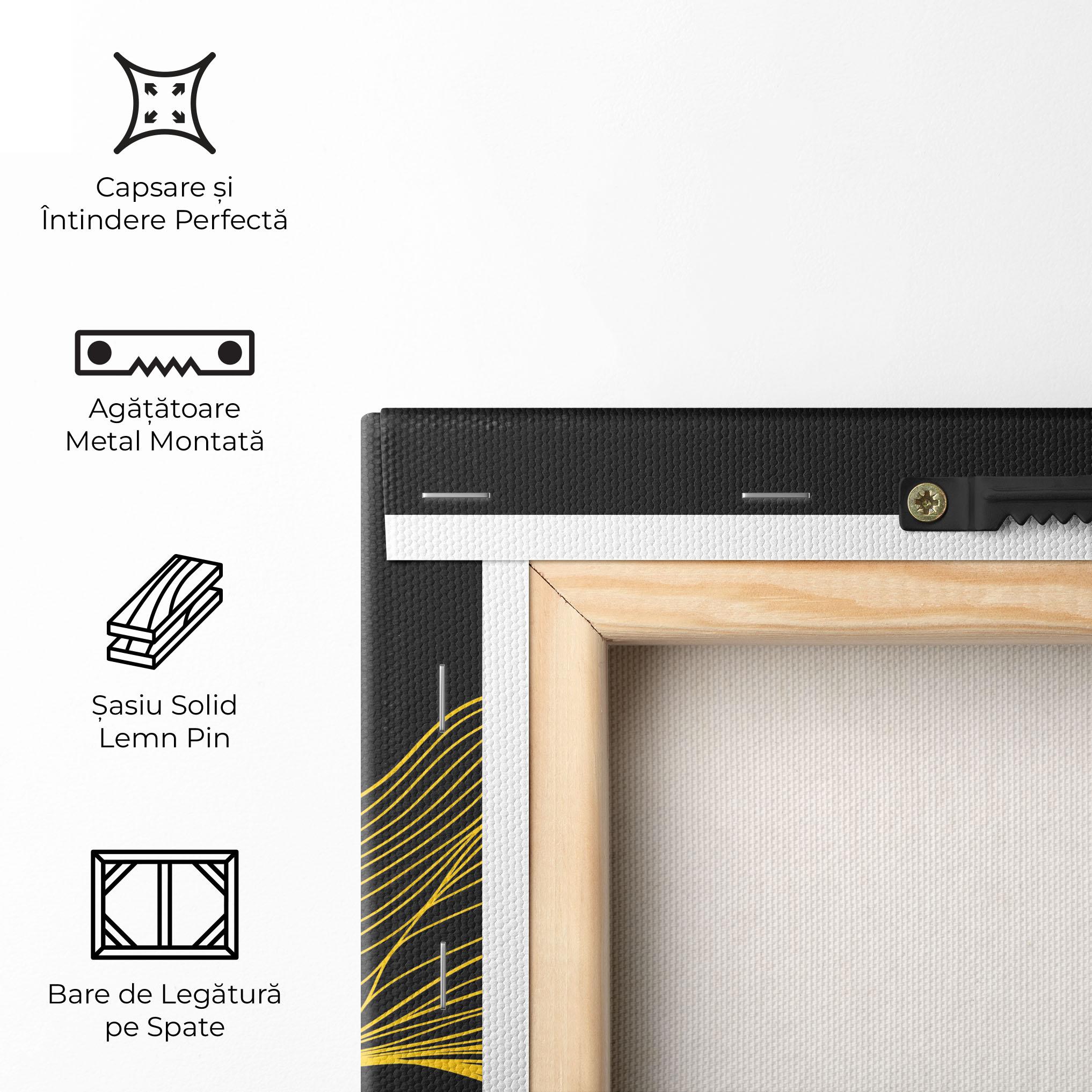 Tablou Canvas Gold Moon mockup 5