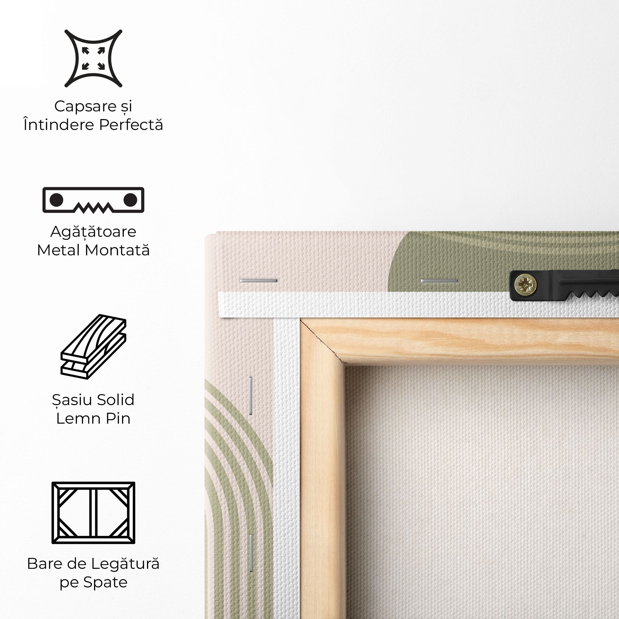 Green Circle Lines mockup 5