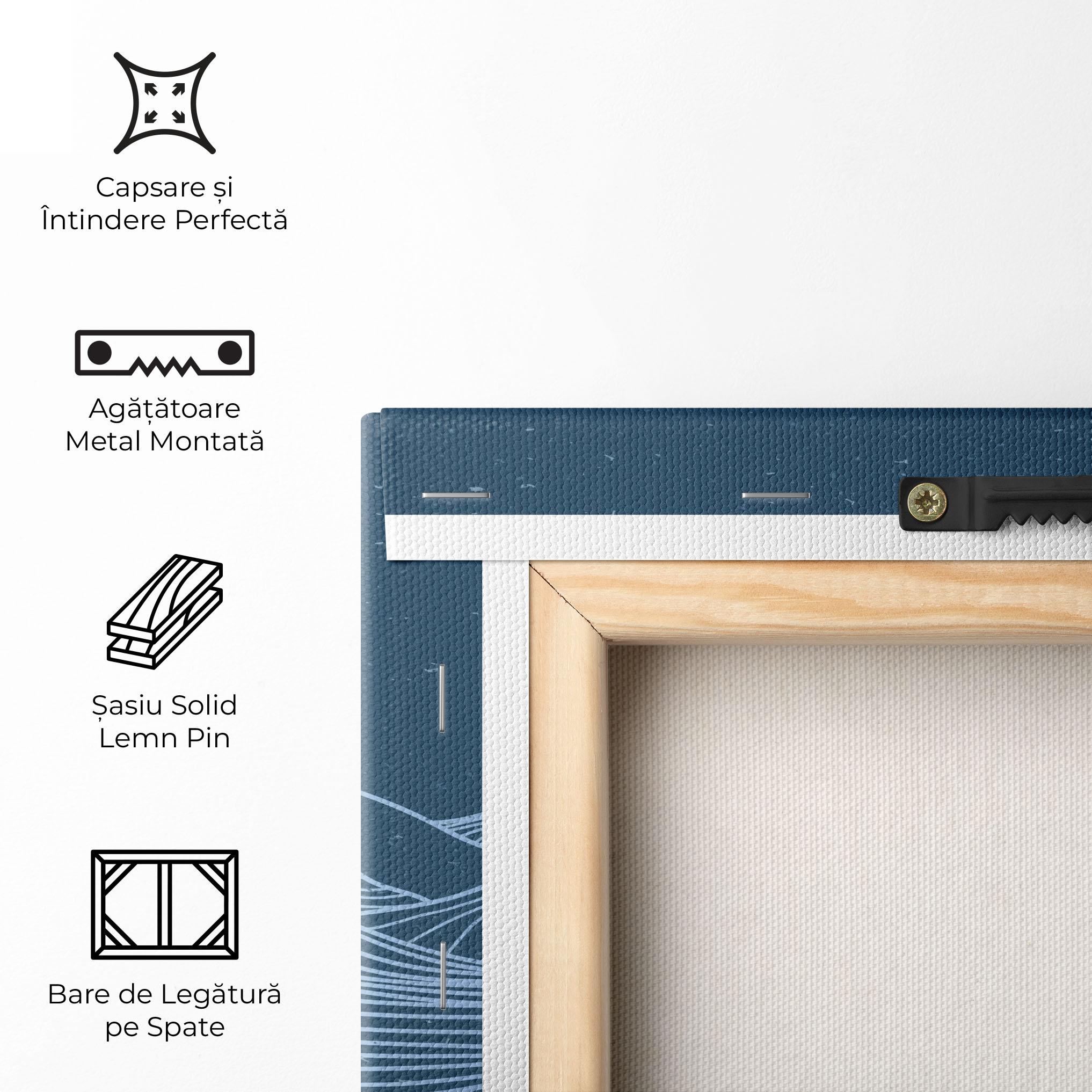 Tablou Canvas Ocean Blue Wave mockup 5