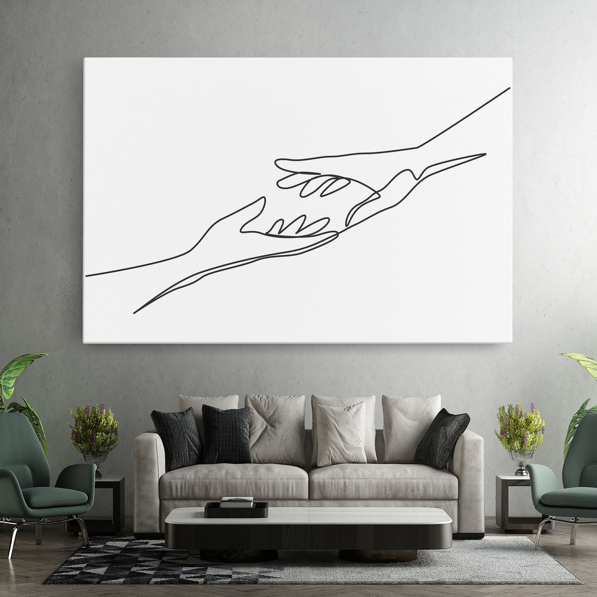Hands Reaching mockup 7