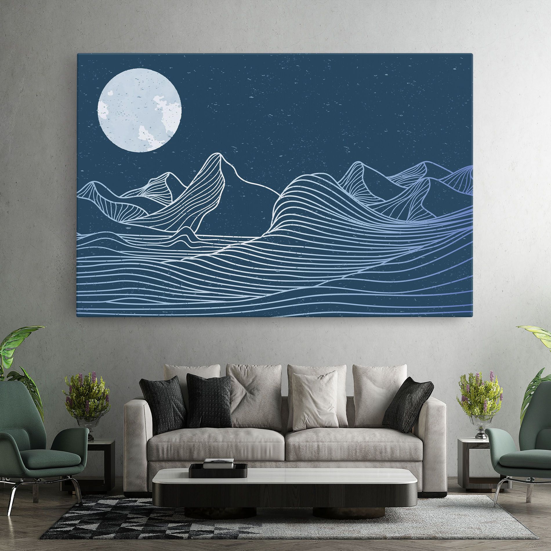 Ocean Blue Wave mockup 7