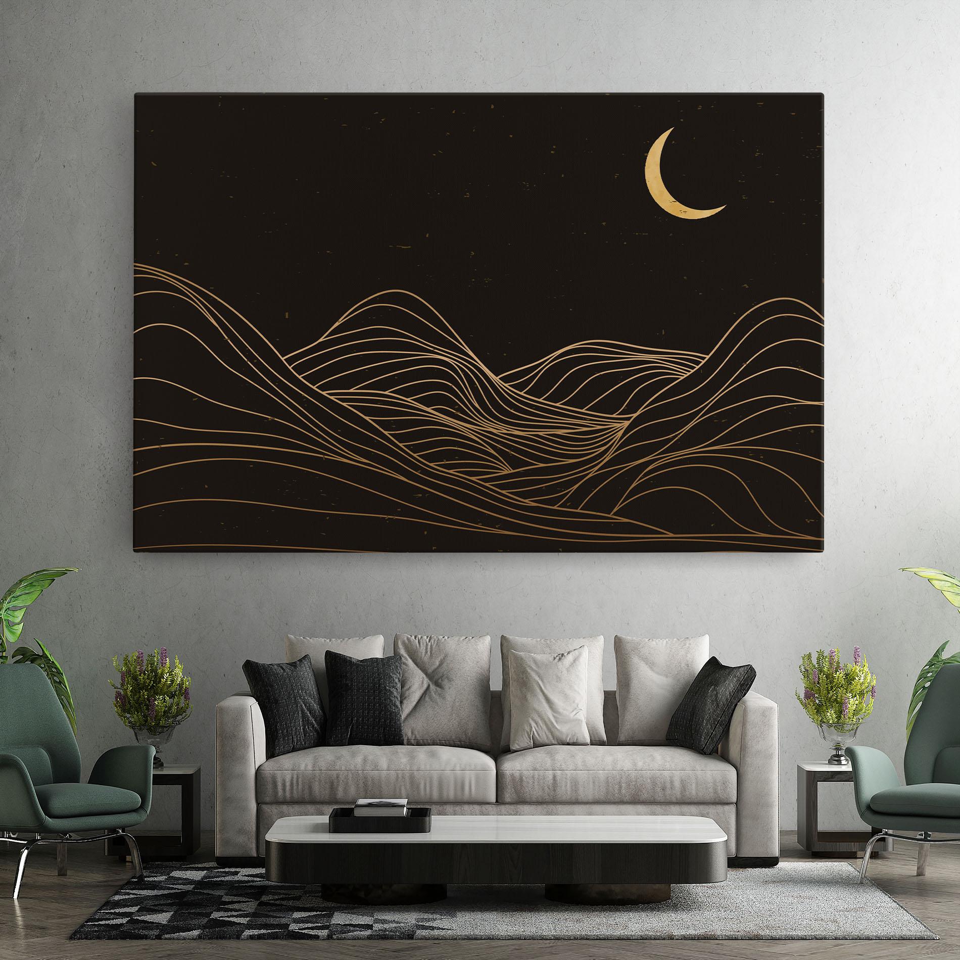Tablou Canvas Pretty Moon mockup 7