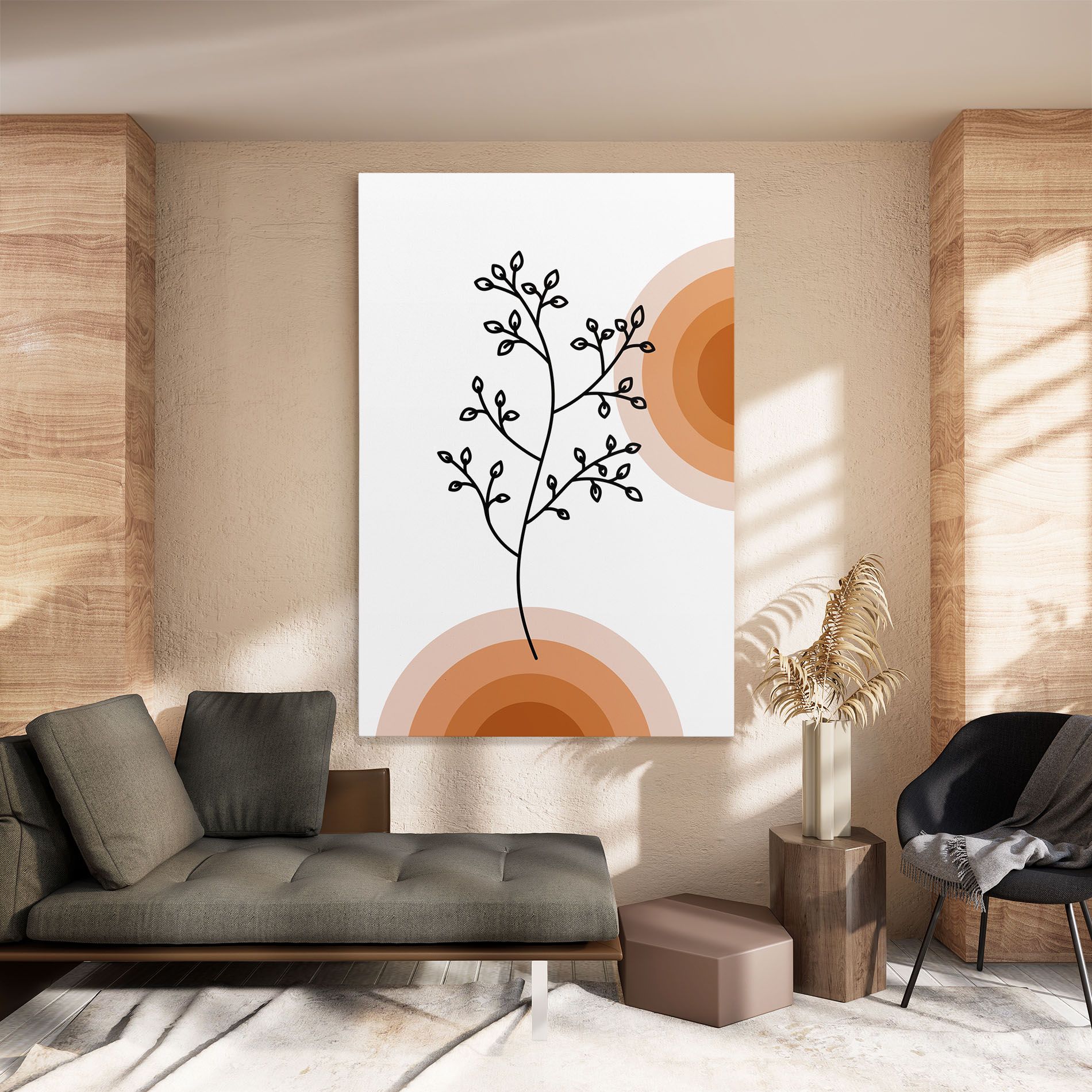 Plant Orange Circle mockup 8