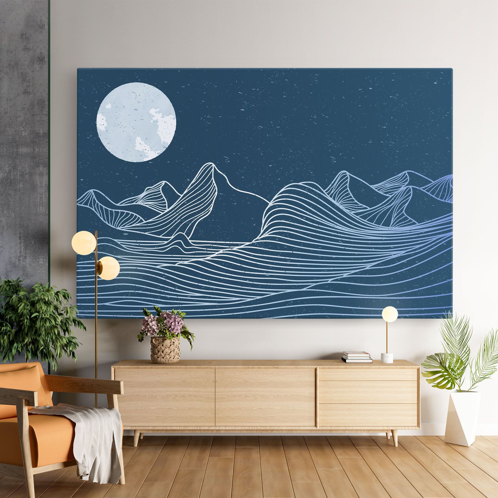 Ocean Blue Wave mockup 9