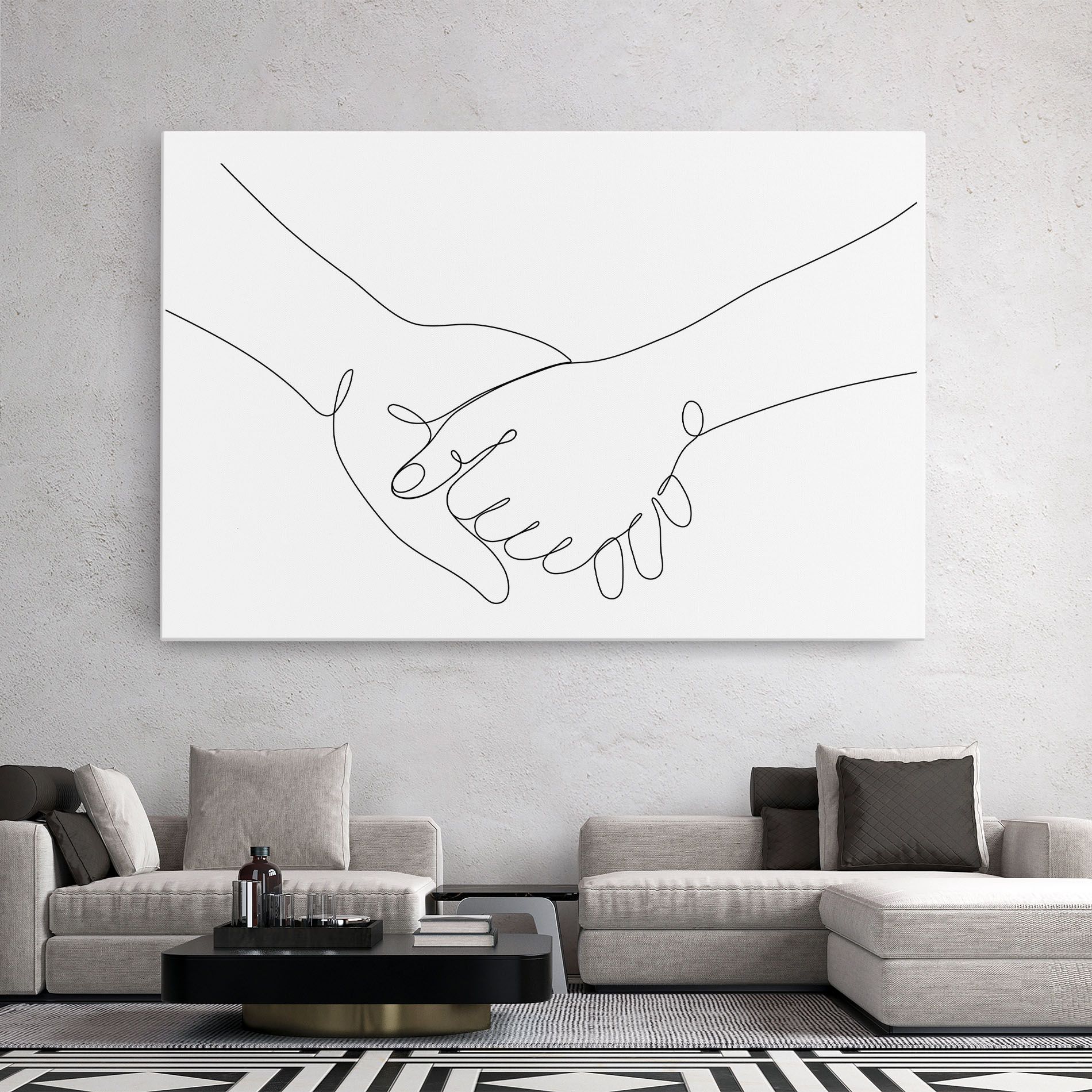 Minimalistic Hands mockup 2