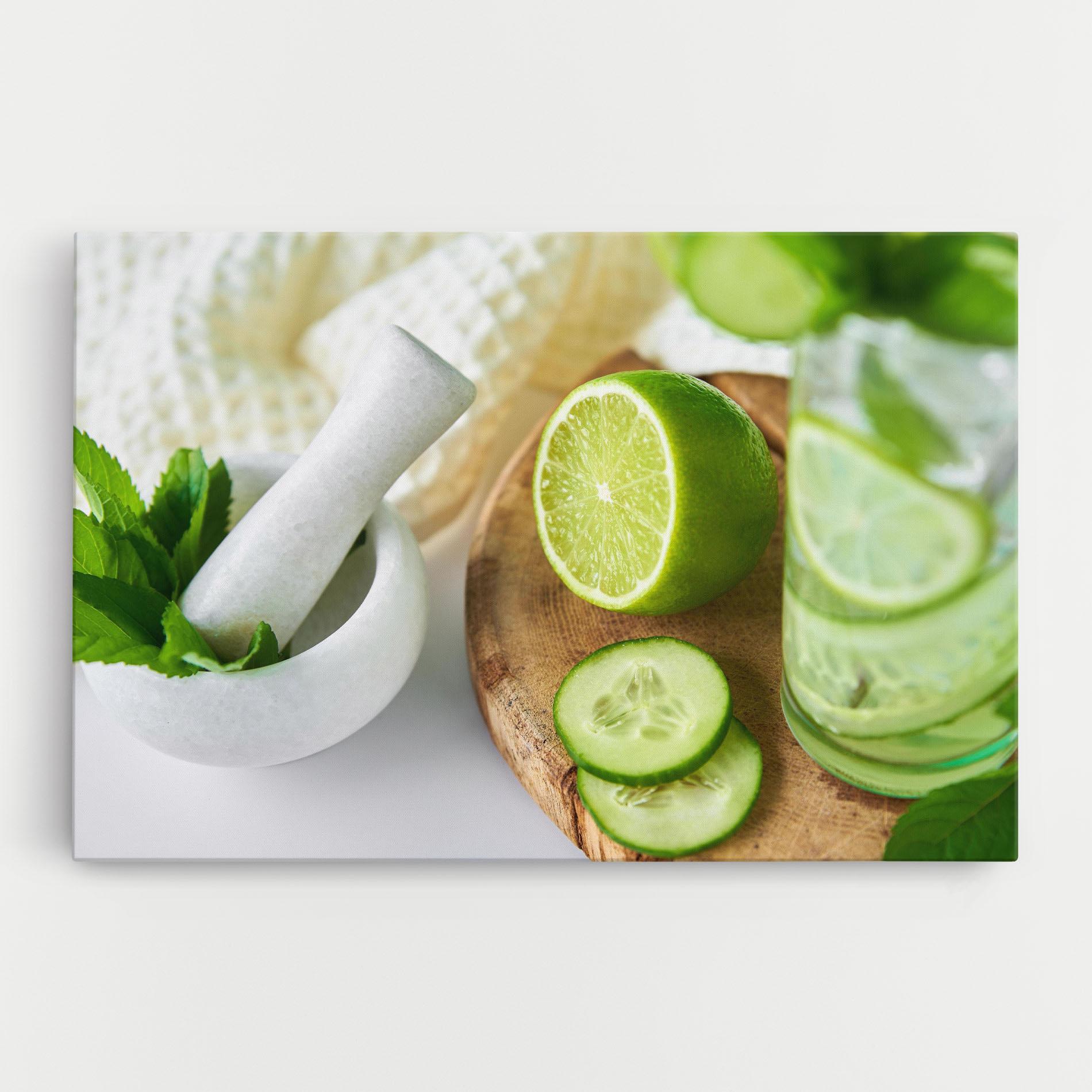 Tablou Canvas Detox Drink Lemonade mockup 0