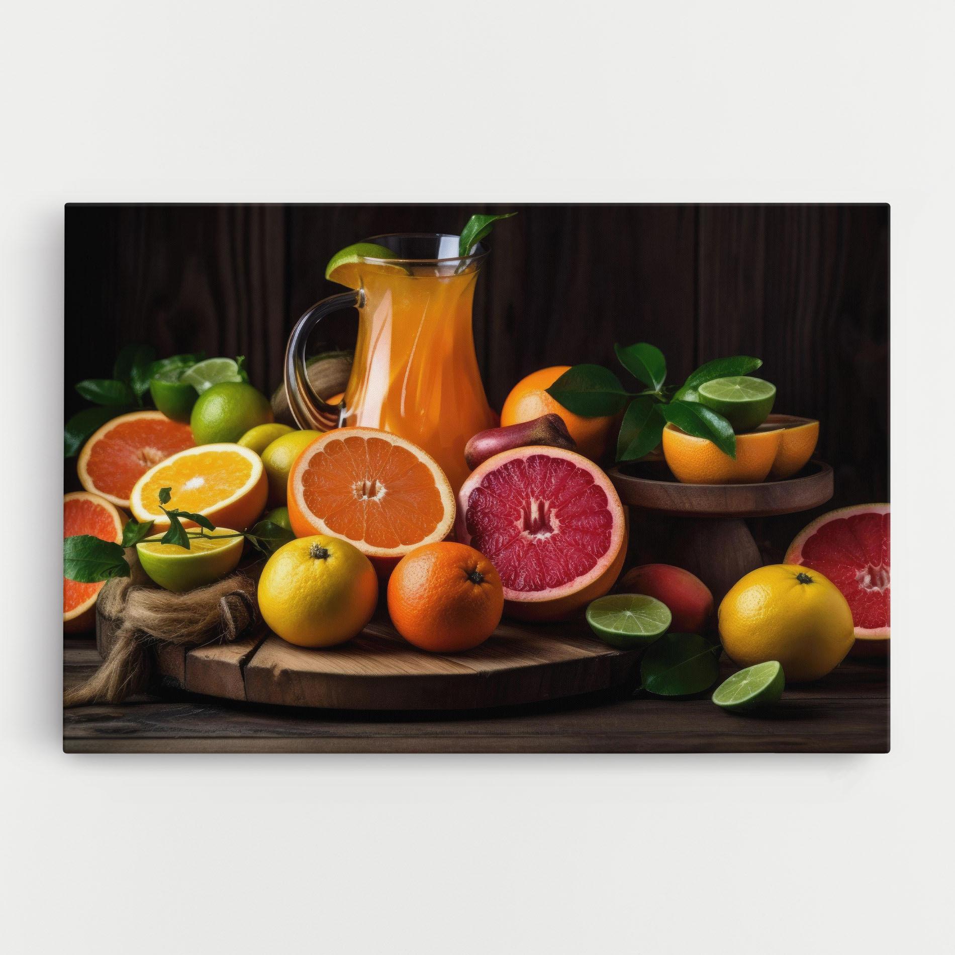 Tablou Canvas Glass Of Orange Juice mockup 0