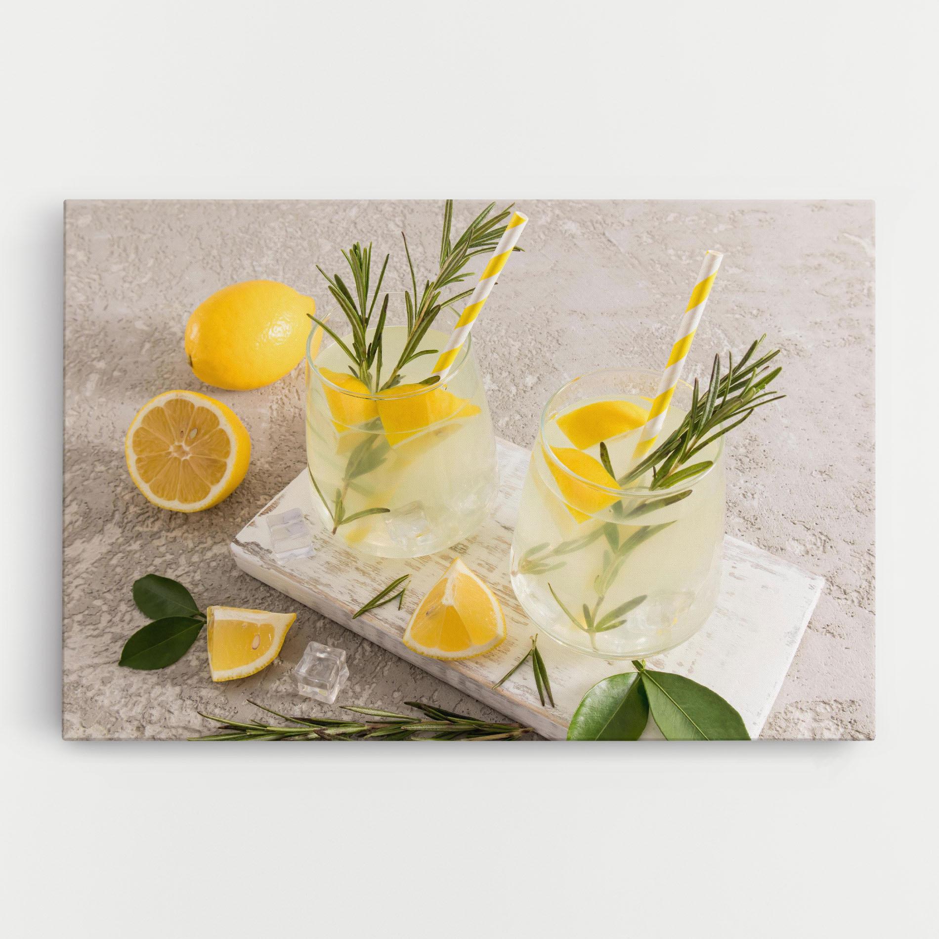 Tablou Canvas Homemade Rosemary Drink mockup 0