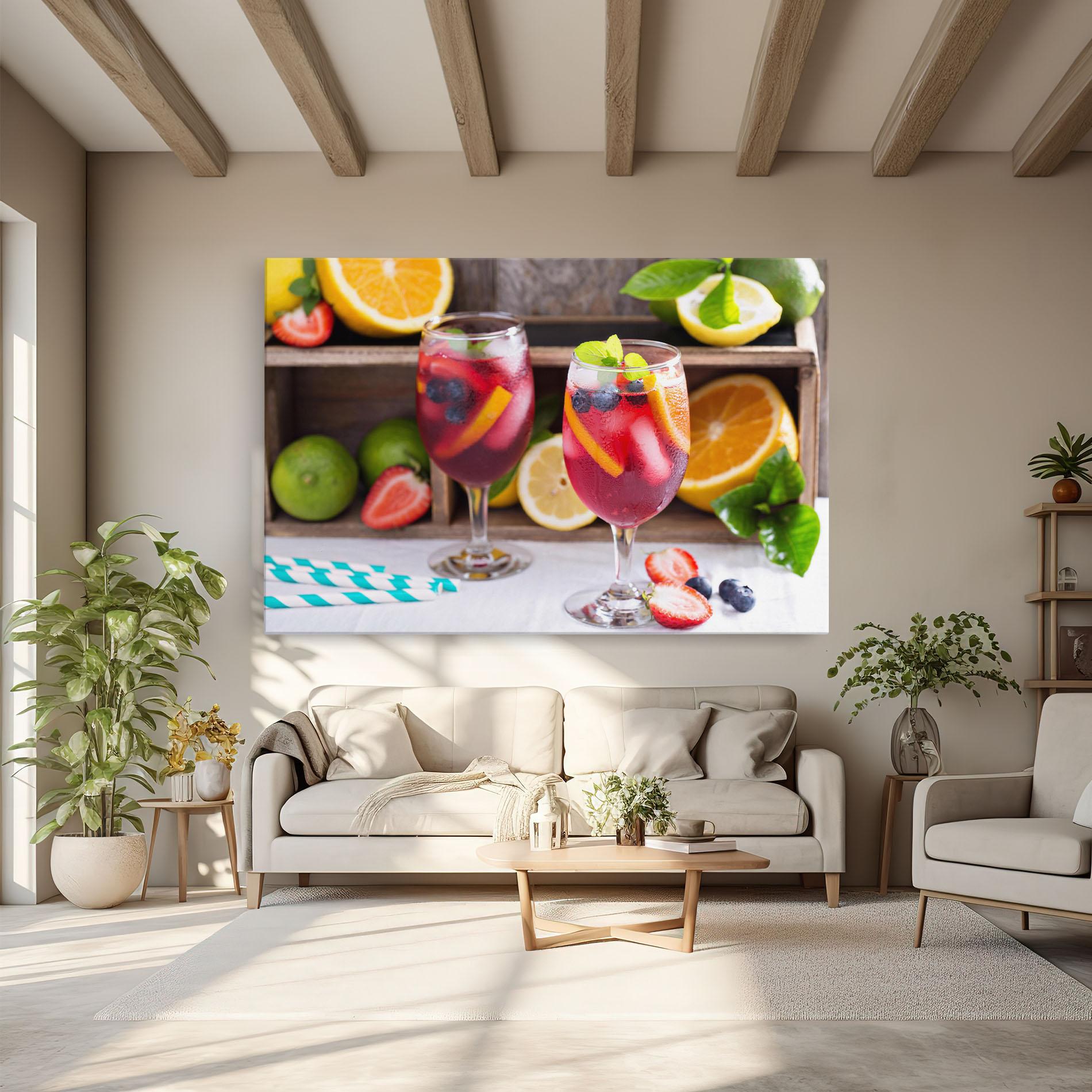 Tablou Canvas Colorful Summer Drink mockup 6