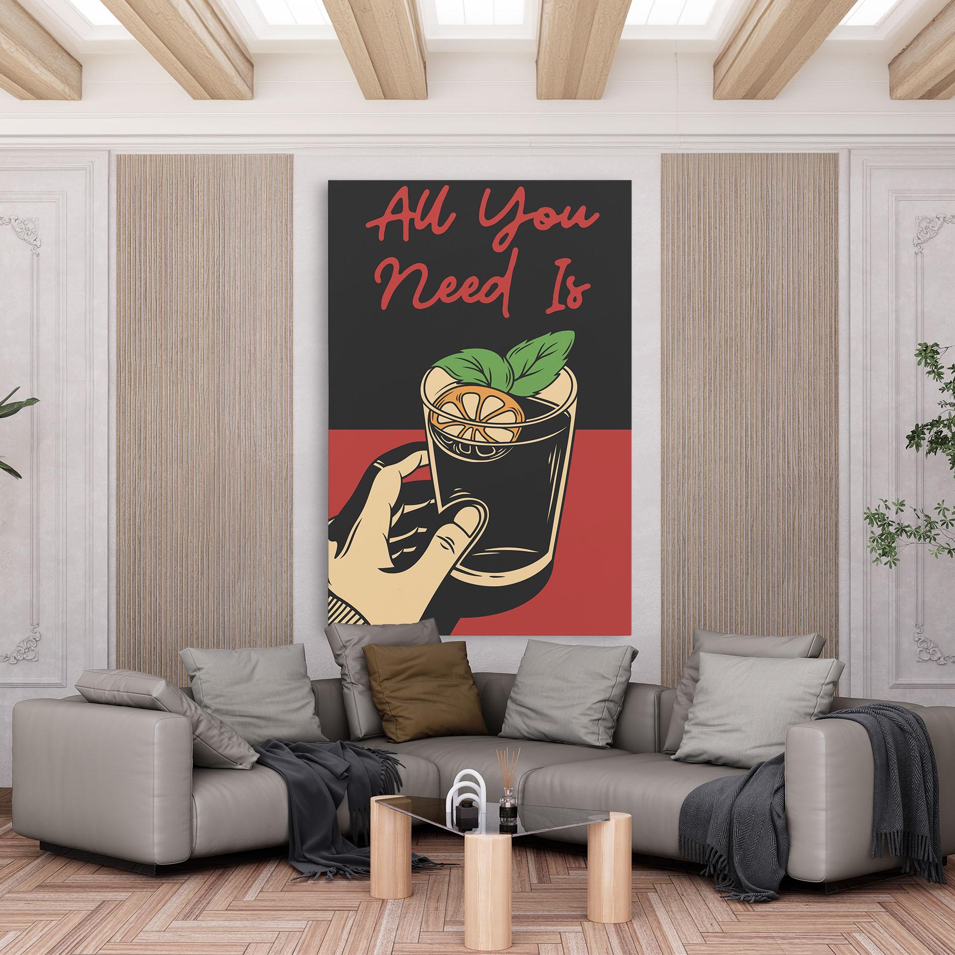 Tablou Canvas All U Need mockup 6