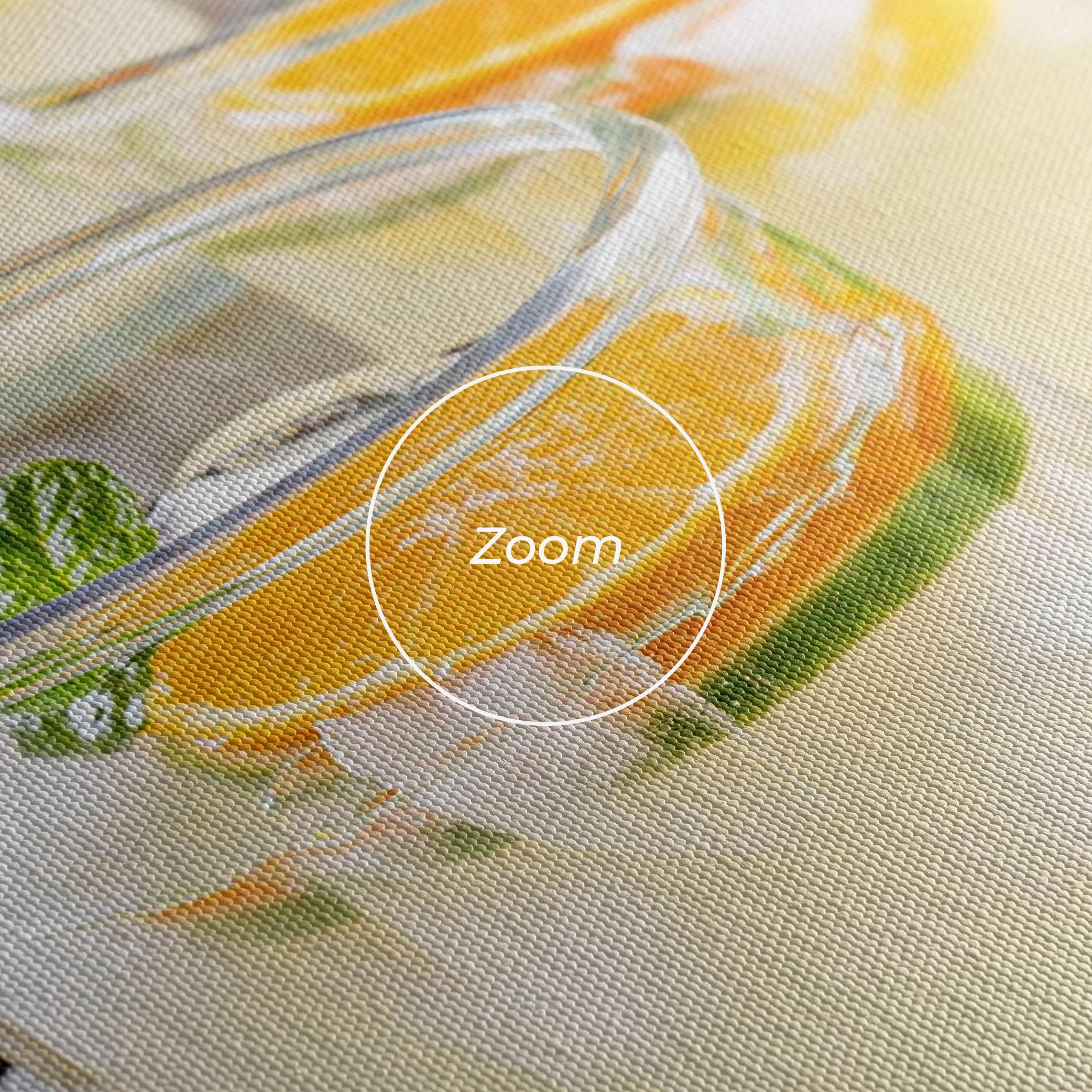 Tablou Canvas Citrus Fruit Lemonade mockup 3