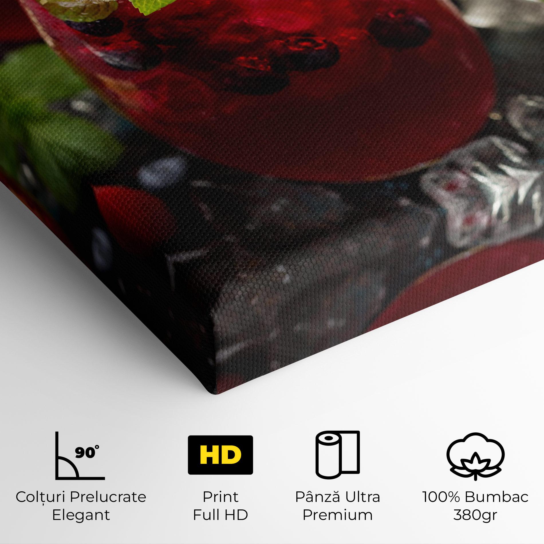 Tablou Canvas Berry Drink mockup 4