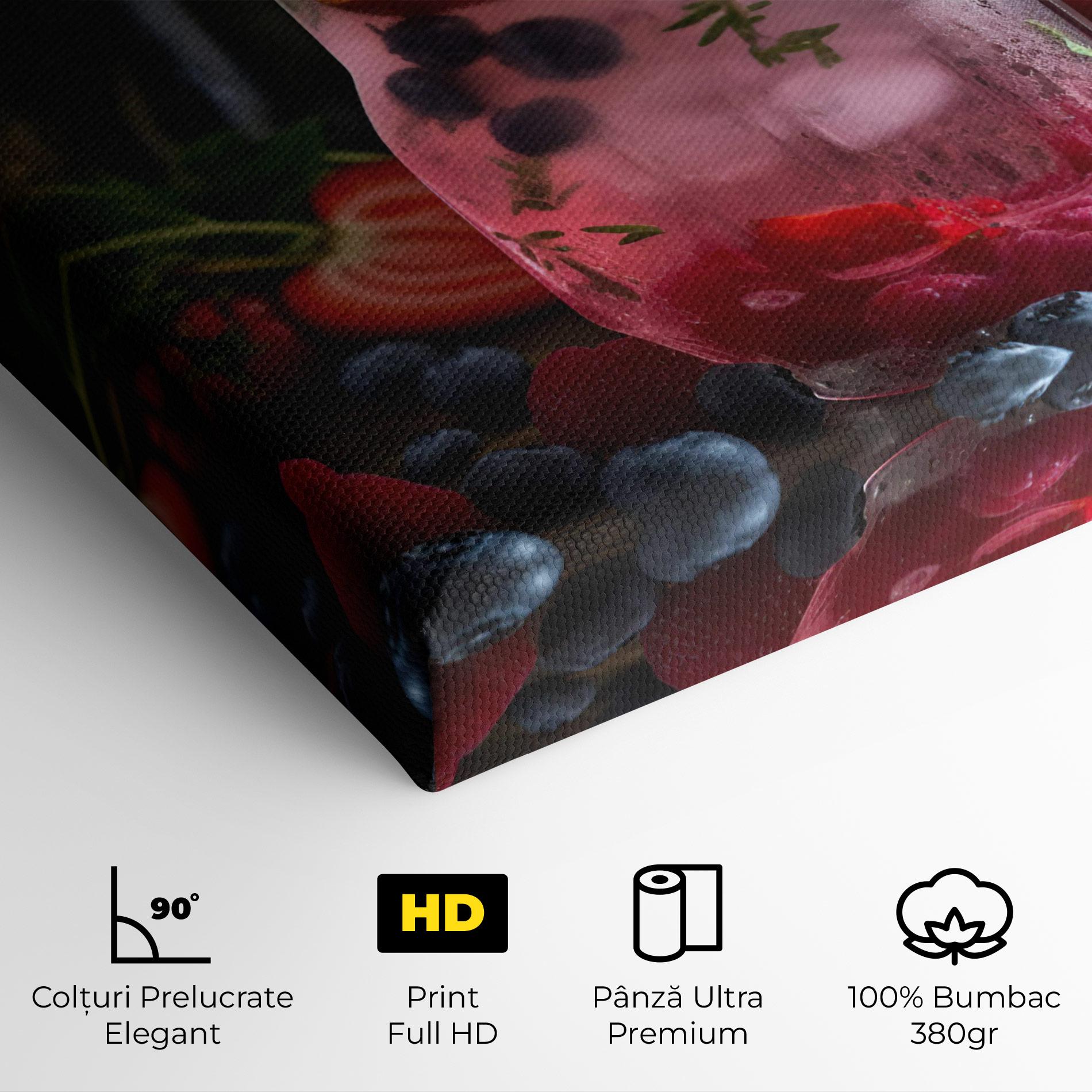 Tablou Canvas Berry Ice Drink mockup 4