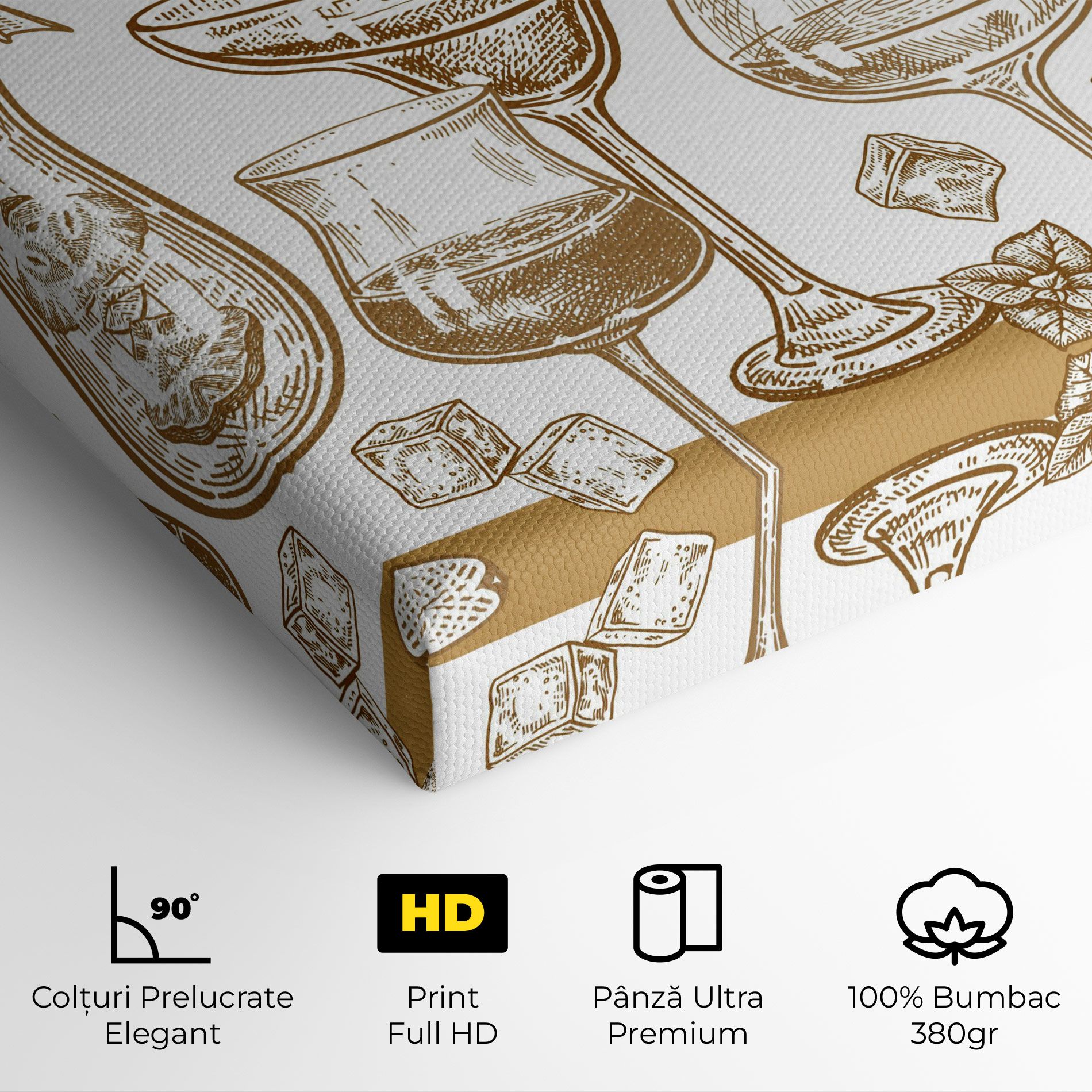 Brown Line Drinks mockup 4