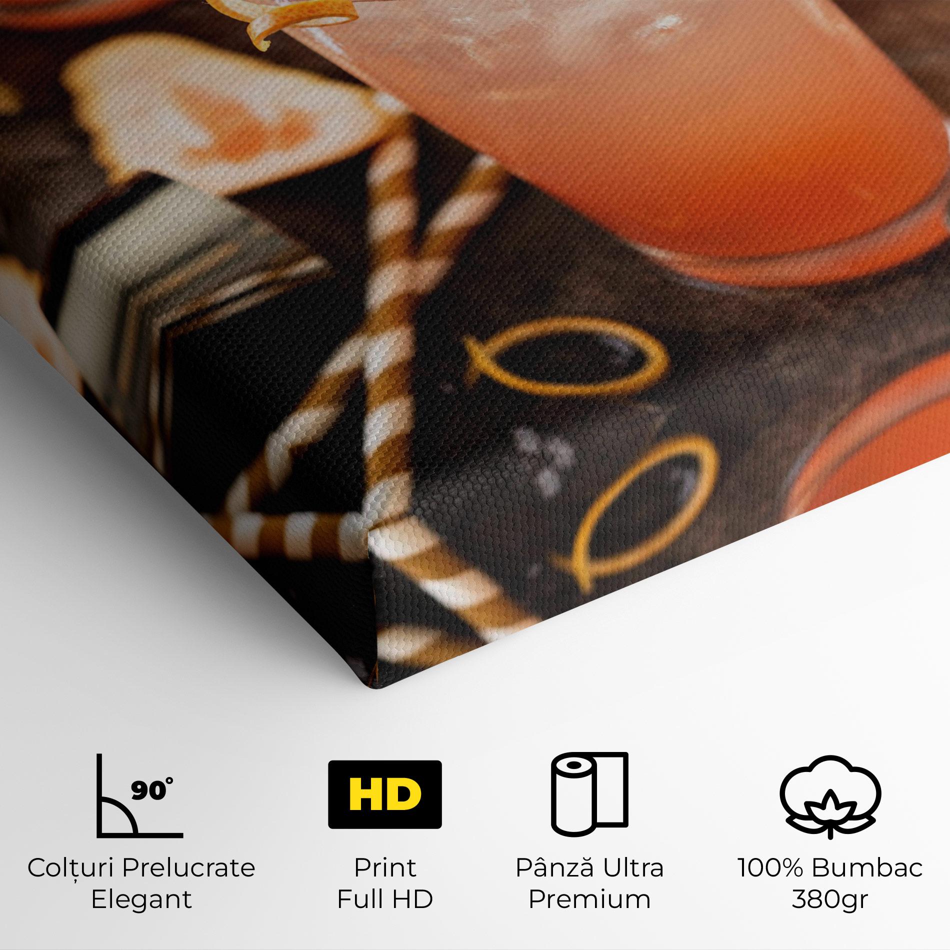 Tablou Canvas Grapefruit Cocktail mockup 4