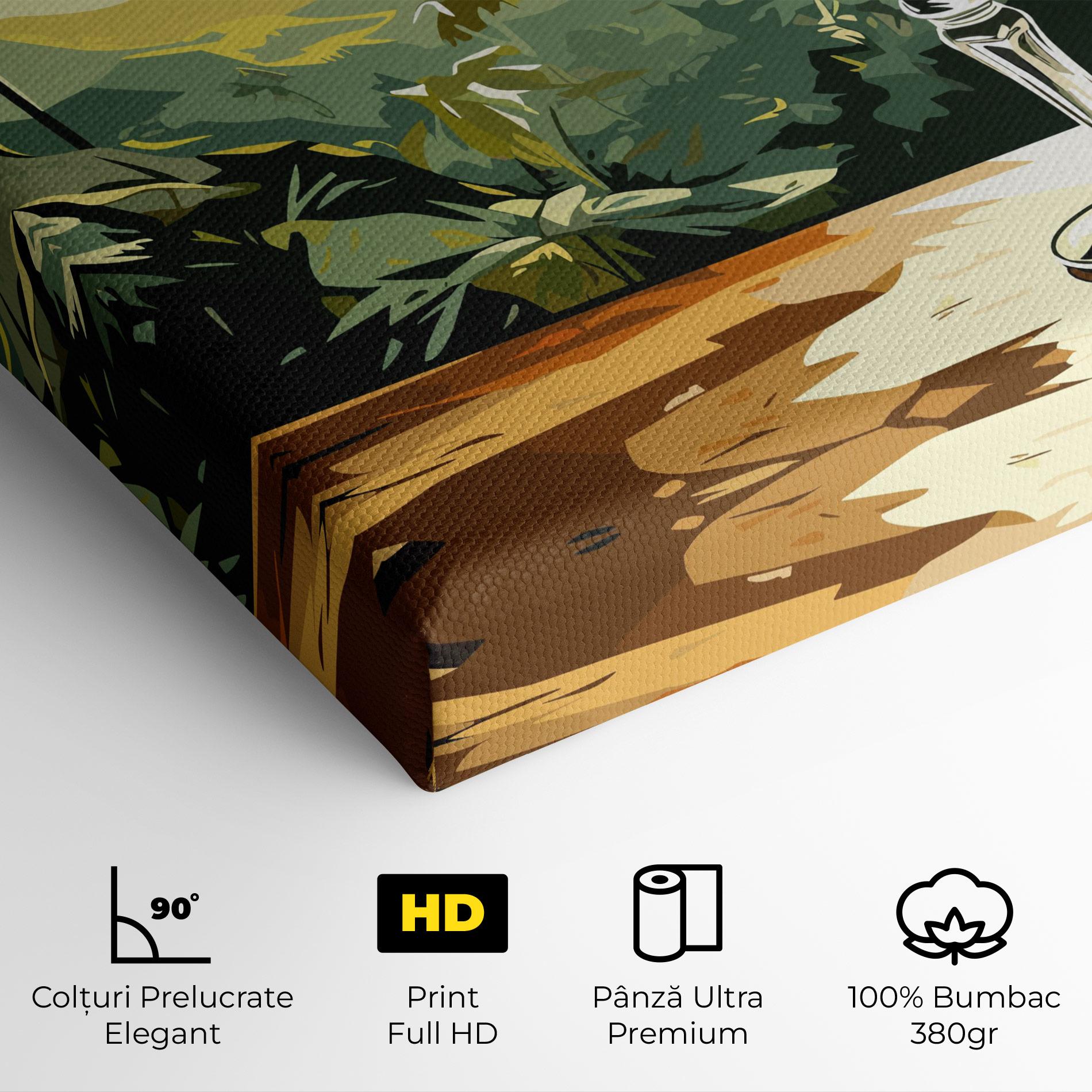 Tablou Canvas Orange Drink mockup 4