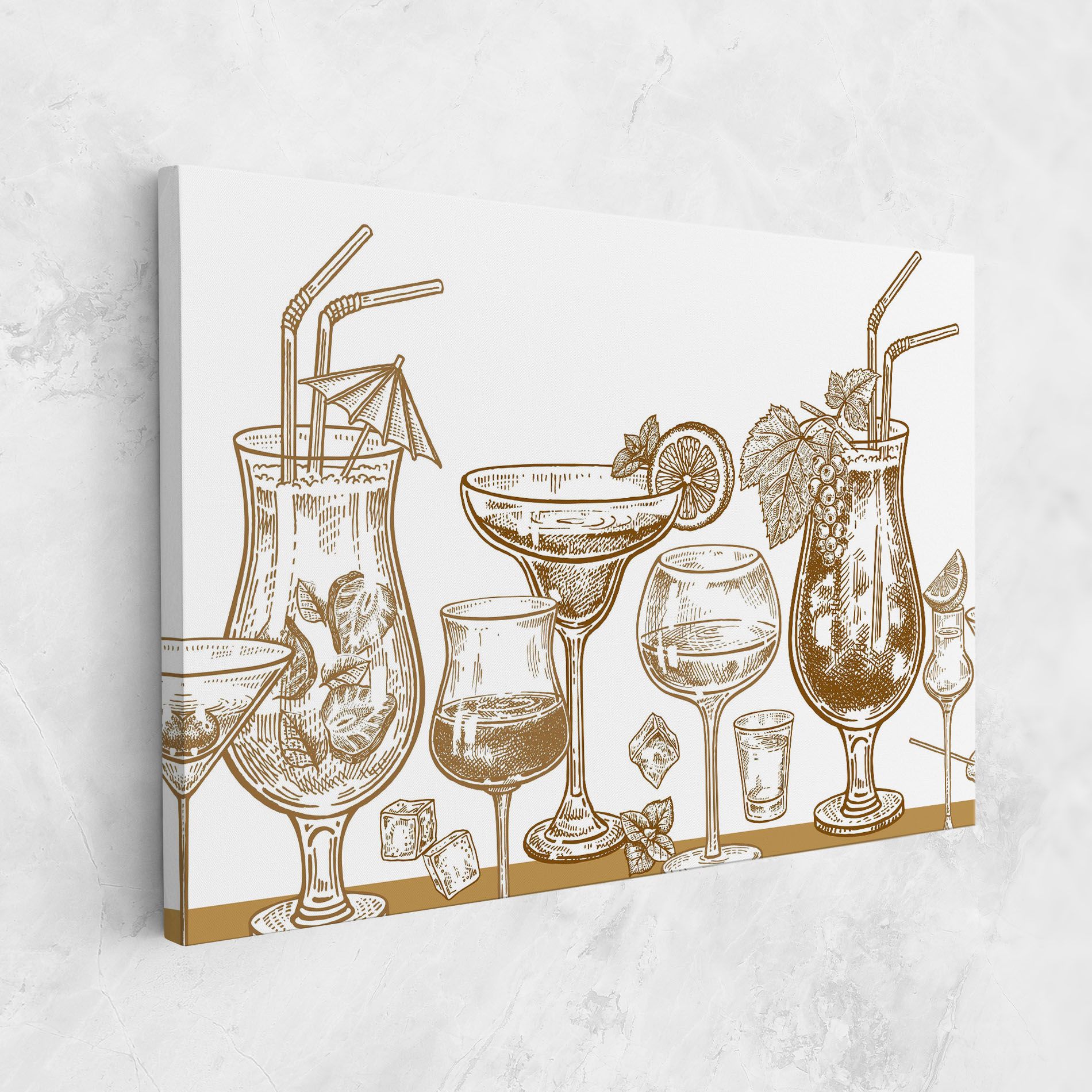 Brown Line Drinks mockup 1