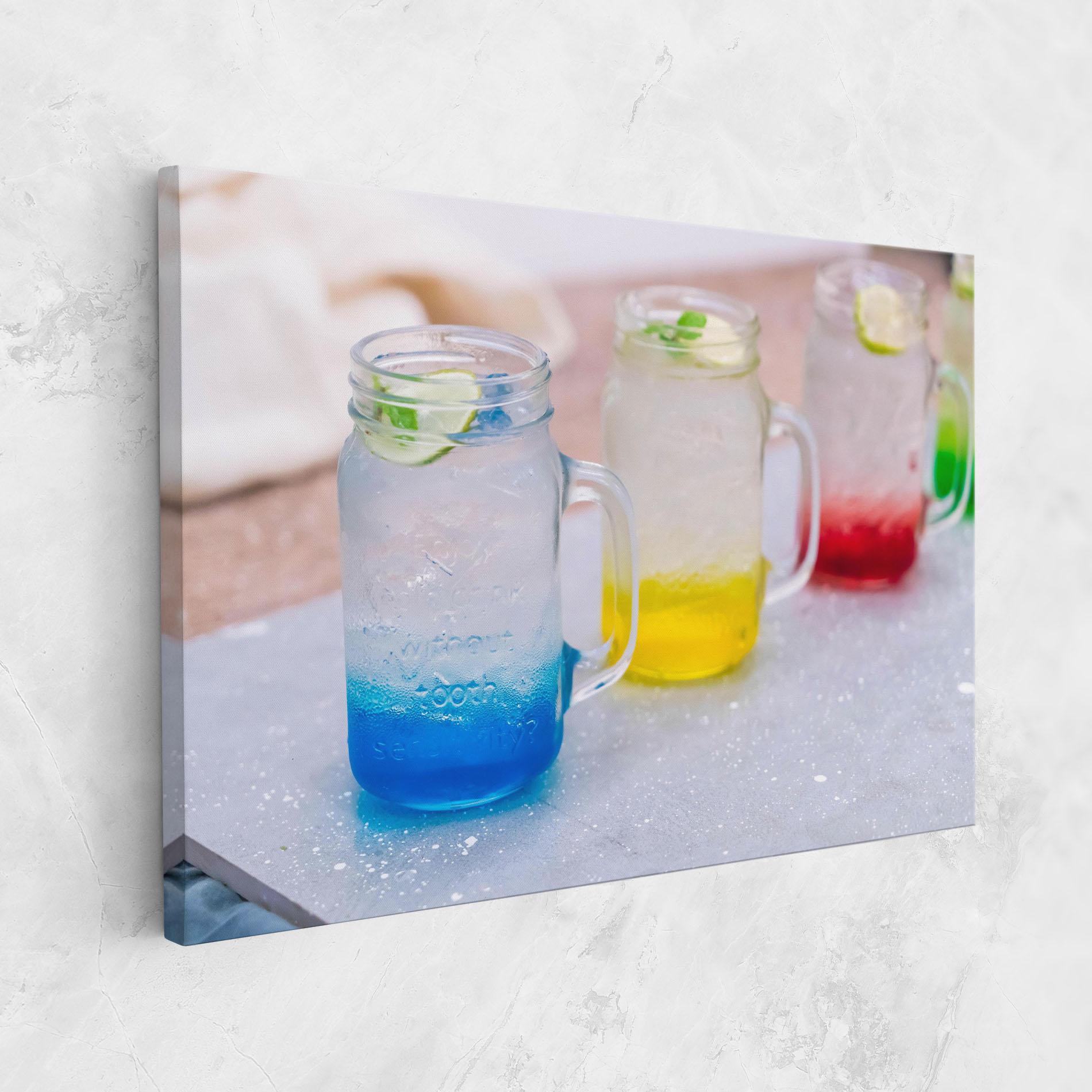 Tablou Canvas Colorful Italian Soda mockup 1