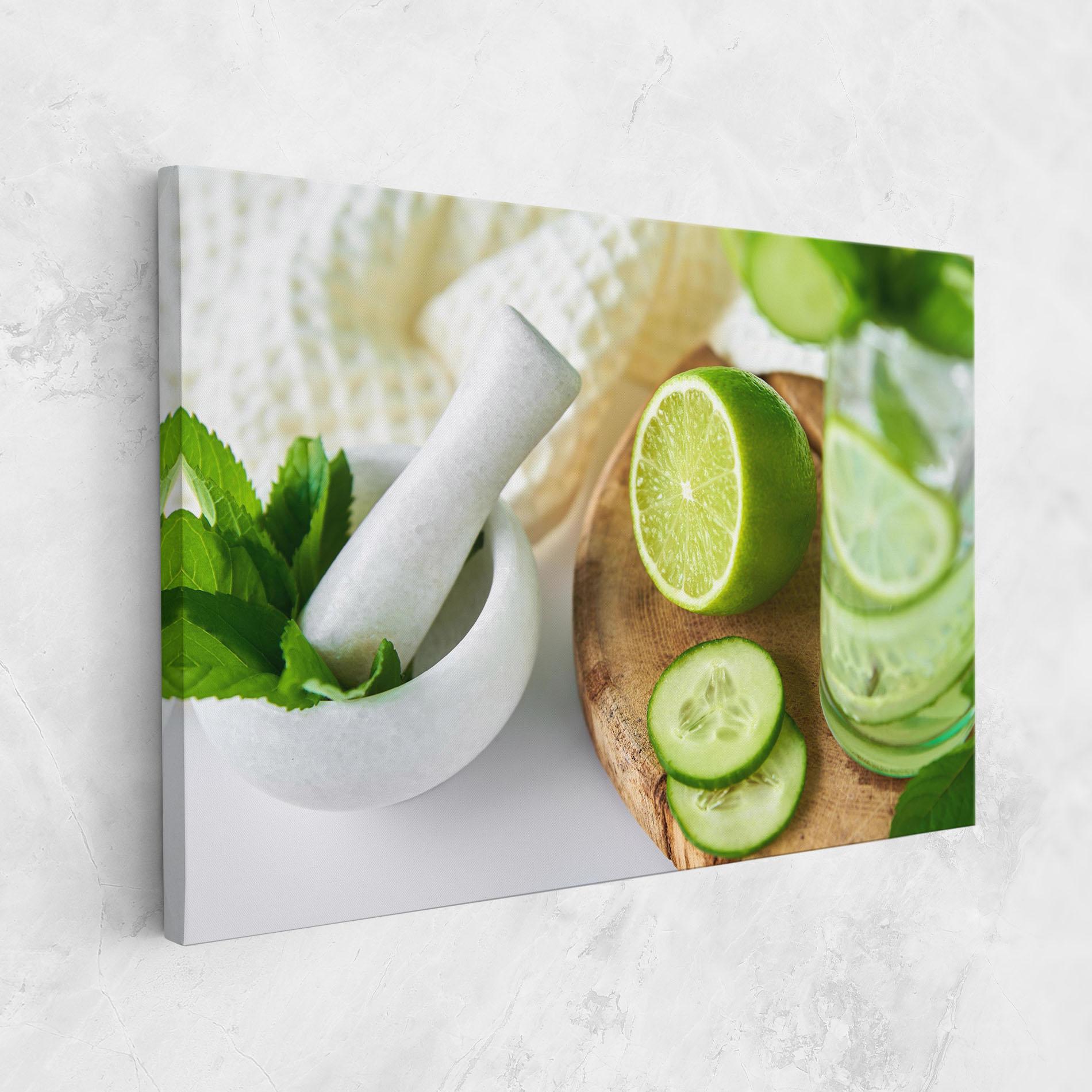 Tablou Canvas Detox Drink Lemonade mockup 1