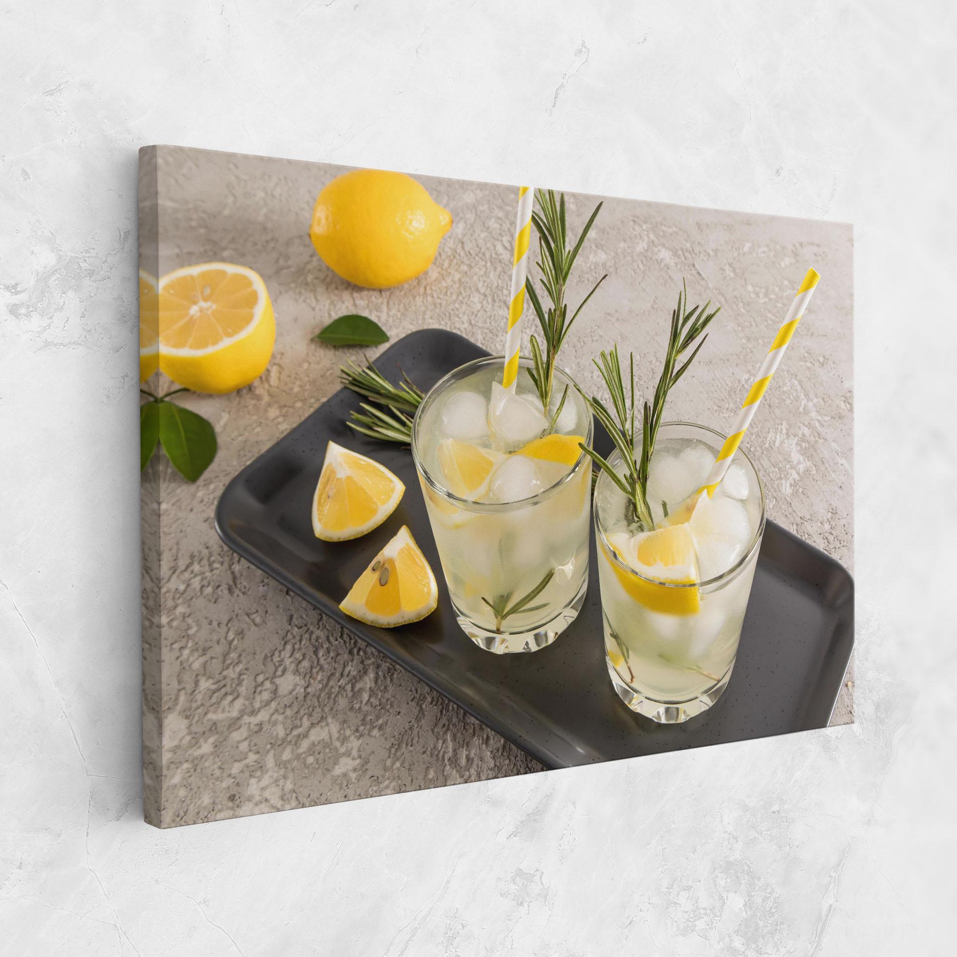 Tablou Canvas Fruit Vitamin Water mockup 1