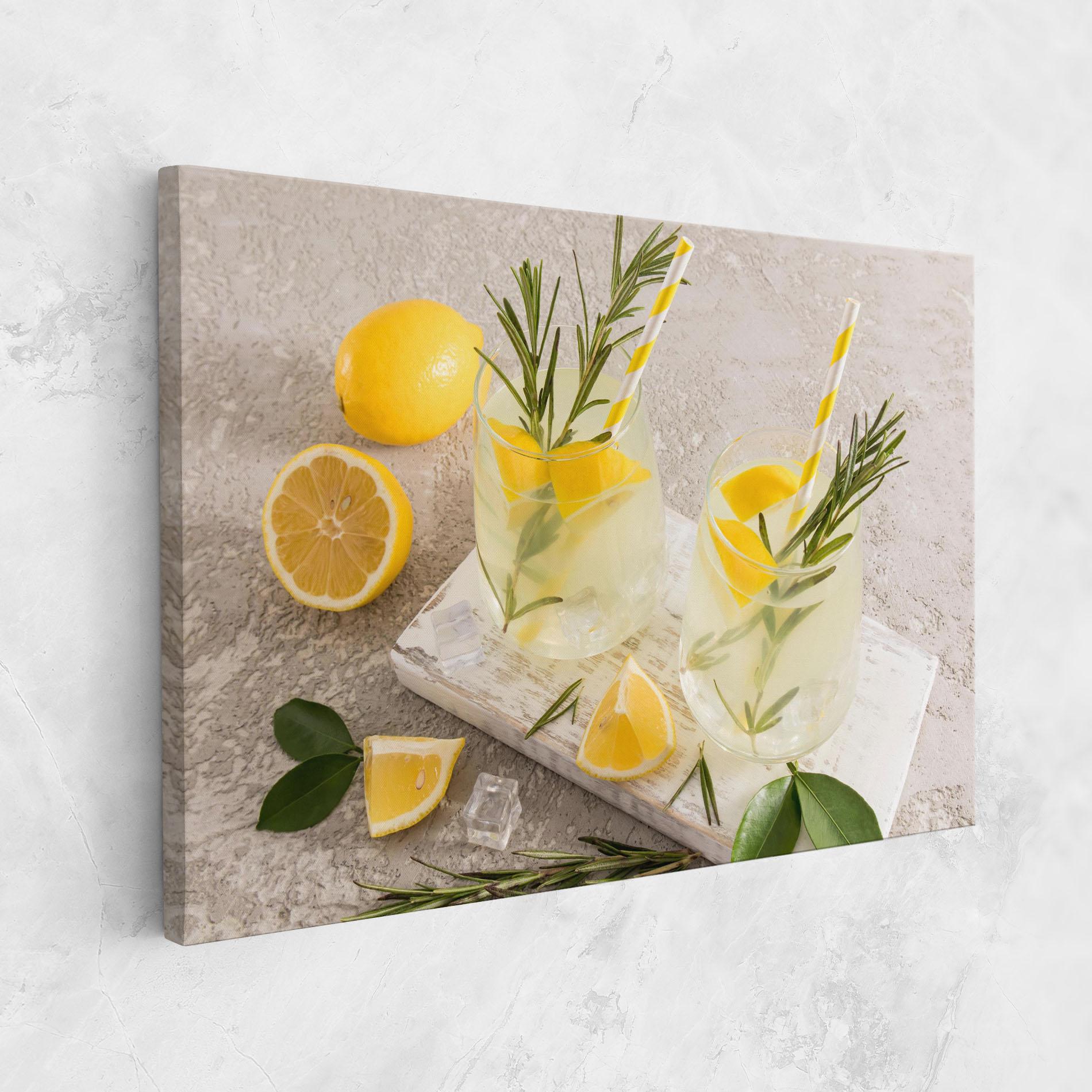 Tablou Canvas Homemade Rosemary Drink mockup 1