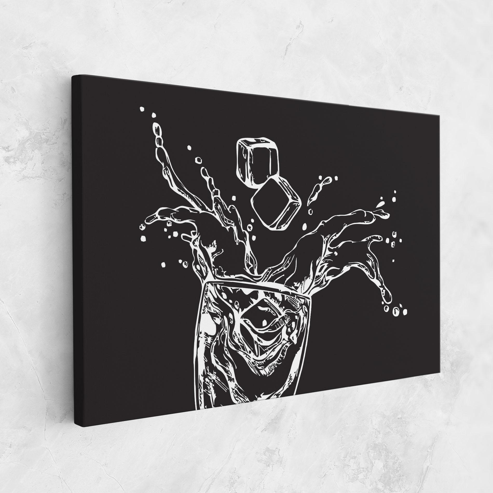 Tablou Canvas Ice Splash Drink mockup 1