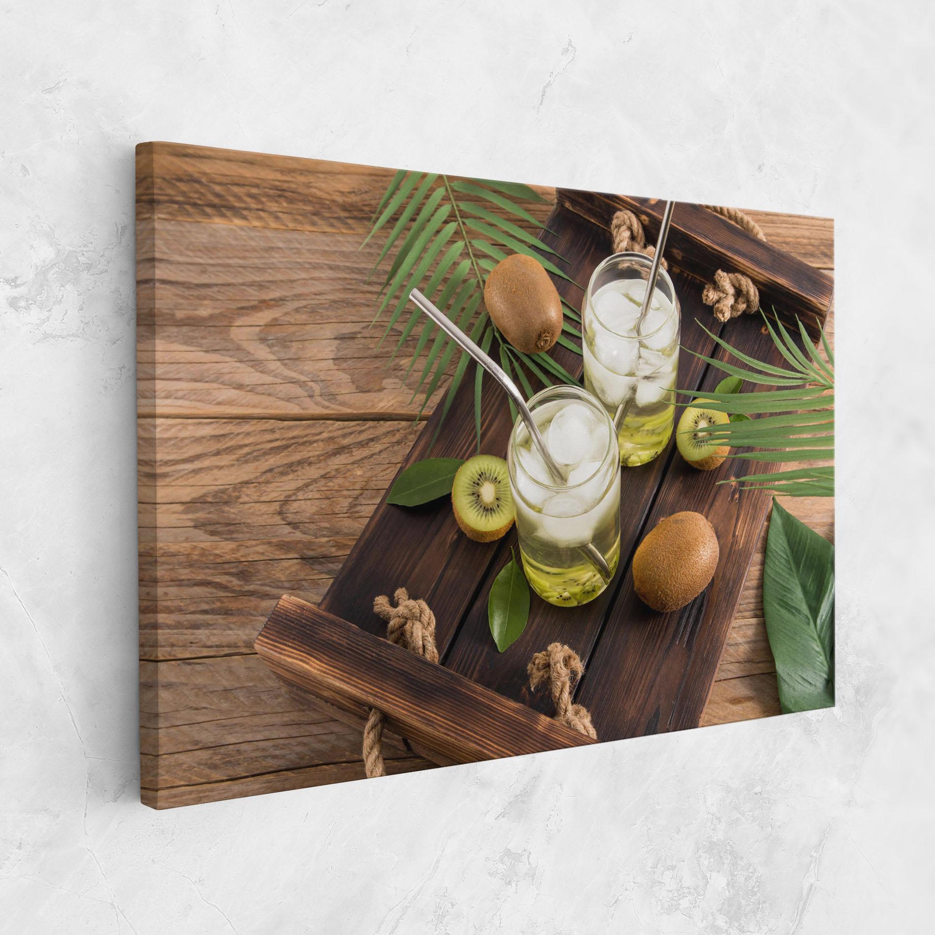 Tablou Canvas Kiwi Drinks mockup 1