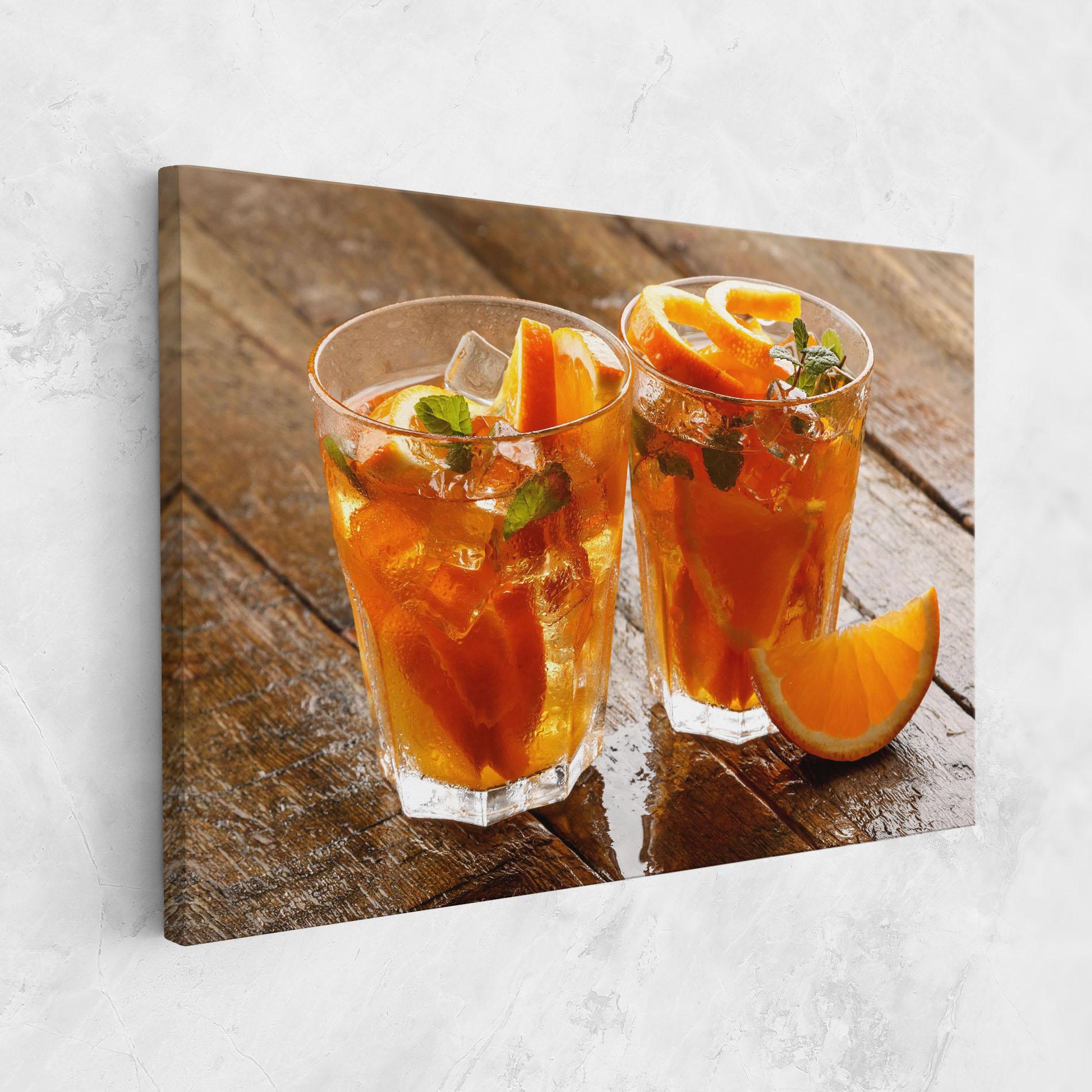 Tablou Canvas Orange Lemonade mockup 1