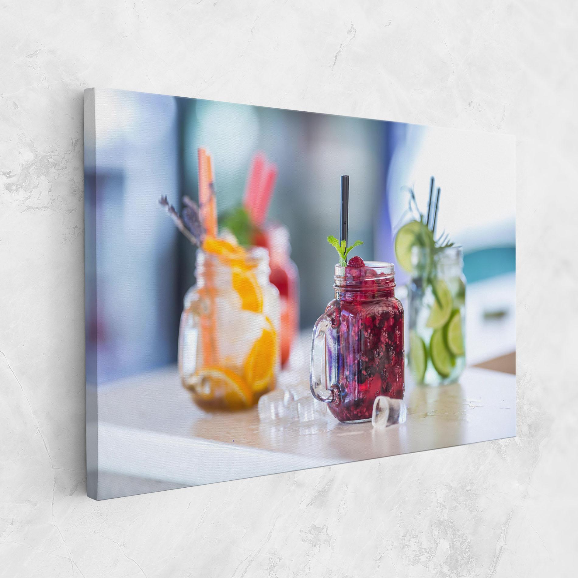 Tablou Canvas Orange Lime Lemonades mockup 1