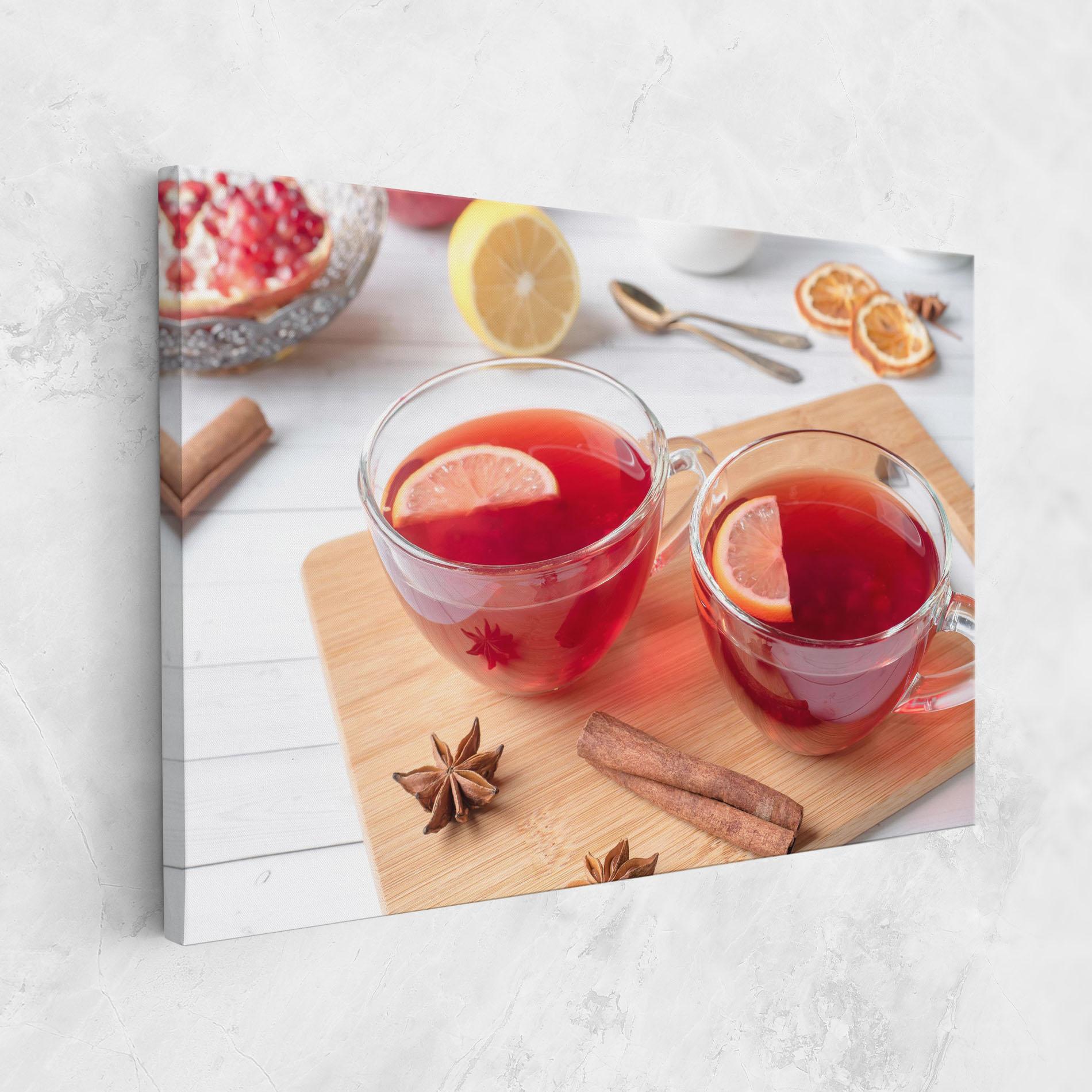 Tablou Canvas Pomegranate Lemon mockup 1