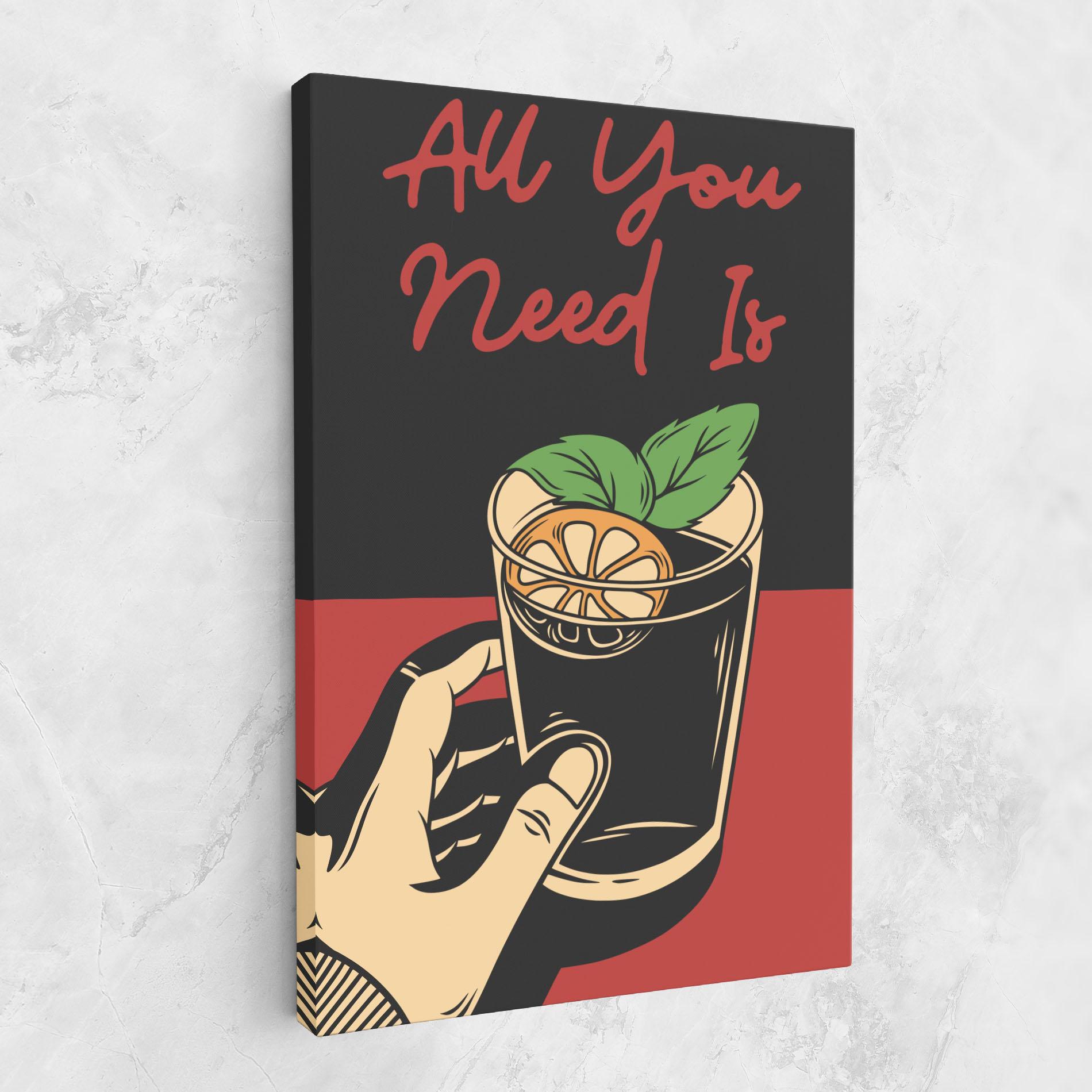 Tablou Canvas All U Need mockup 1