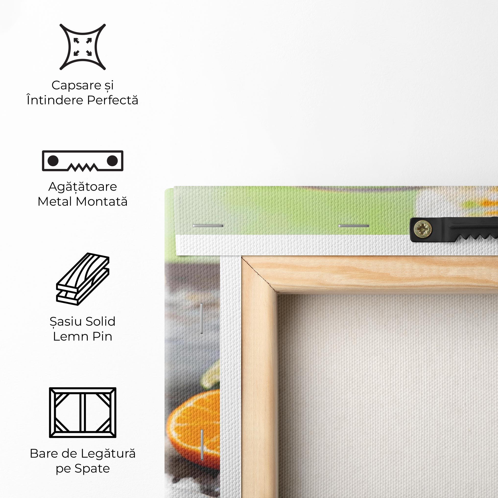 Tablou Canvas Citrus Fruit Lemonade mockup 5