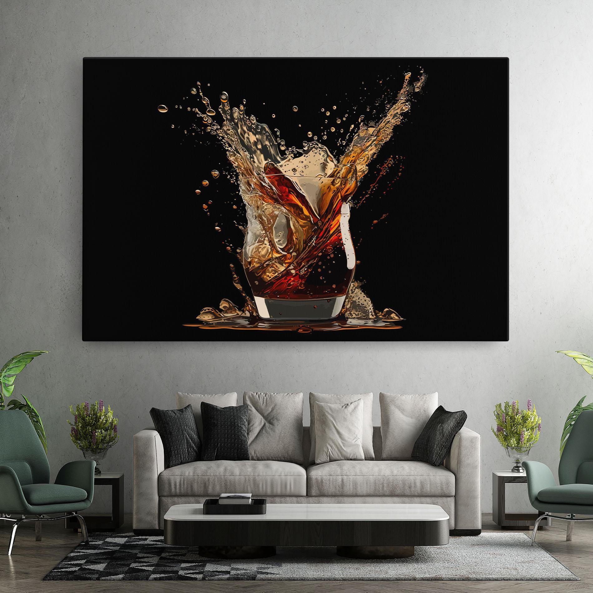 Tablou Canvas Cola Splash mockup 7