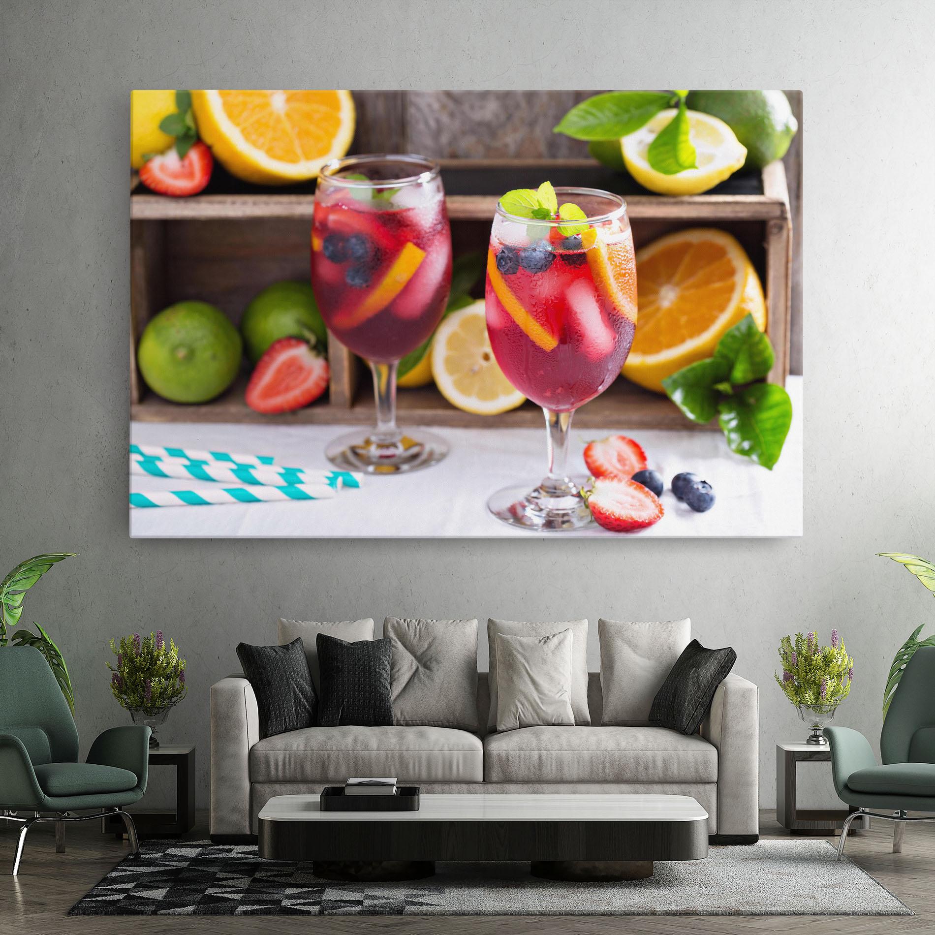 Tablou Canvas Colorful Summer Drink mockup 7