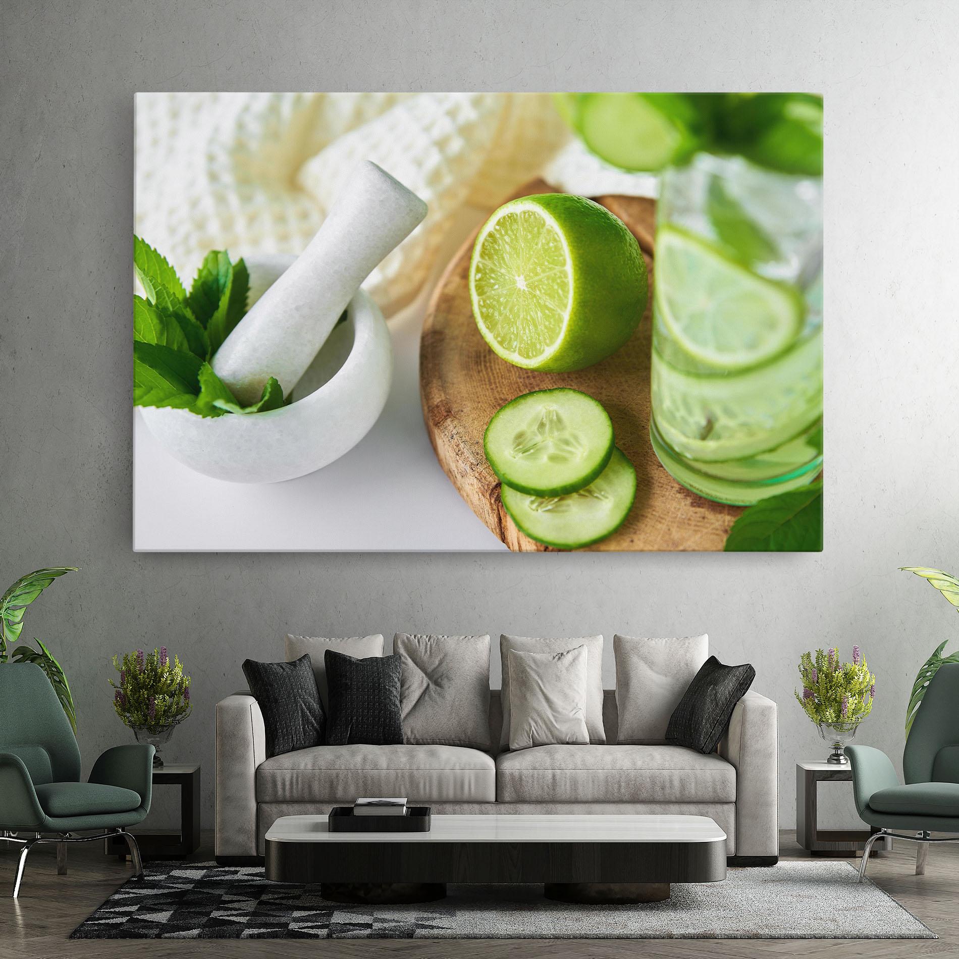 Tablou Canvas Detox Drink Lemonade mockup 7