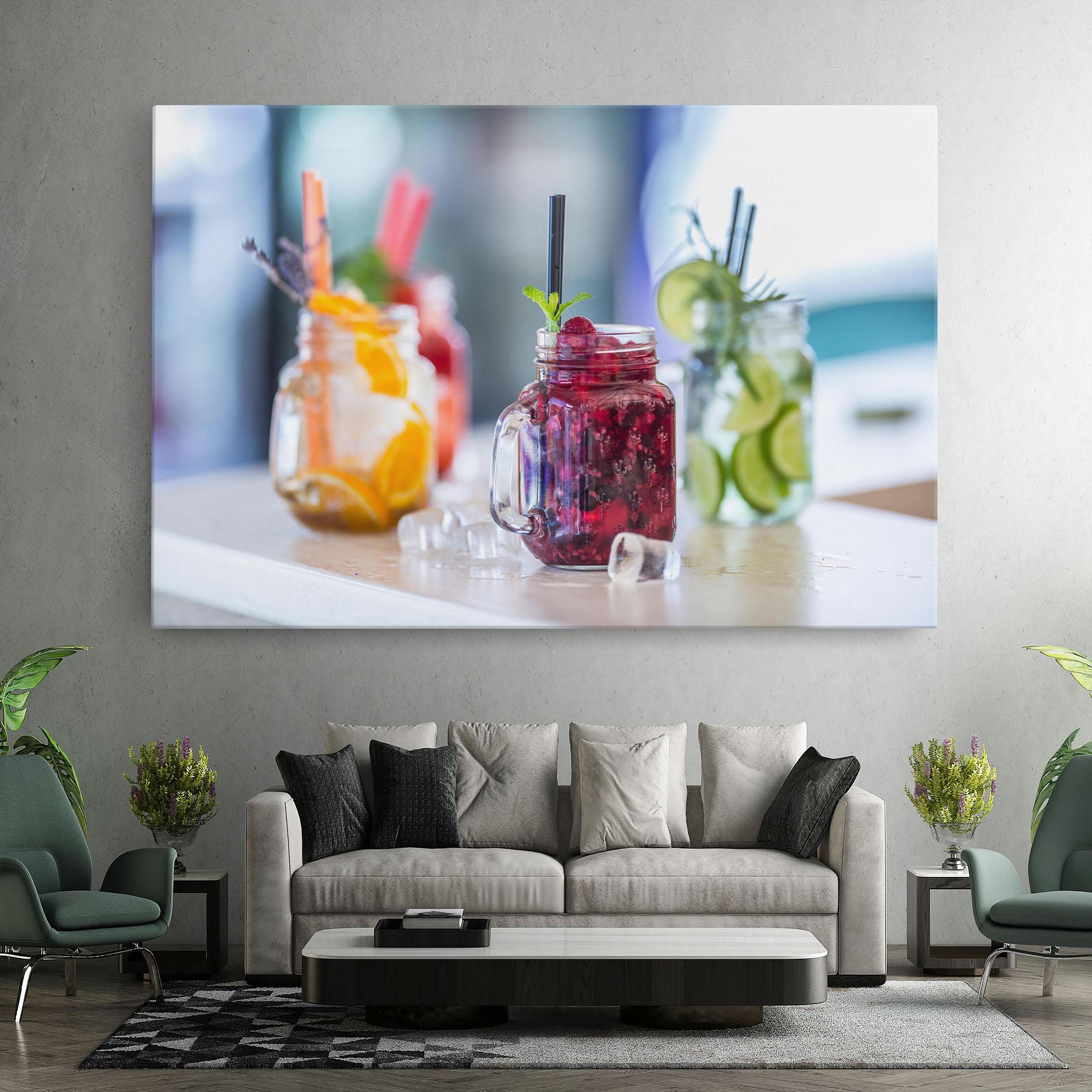 Tablou Canvas Orange Lime Lemonades mockup 7